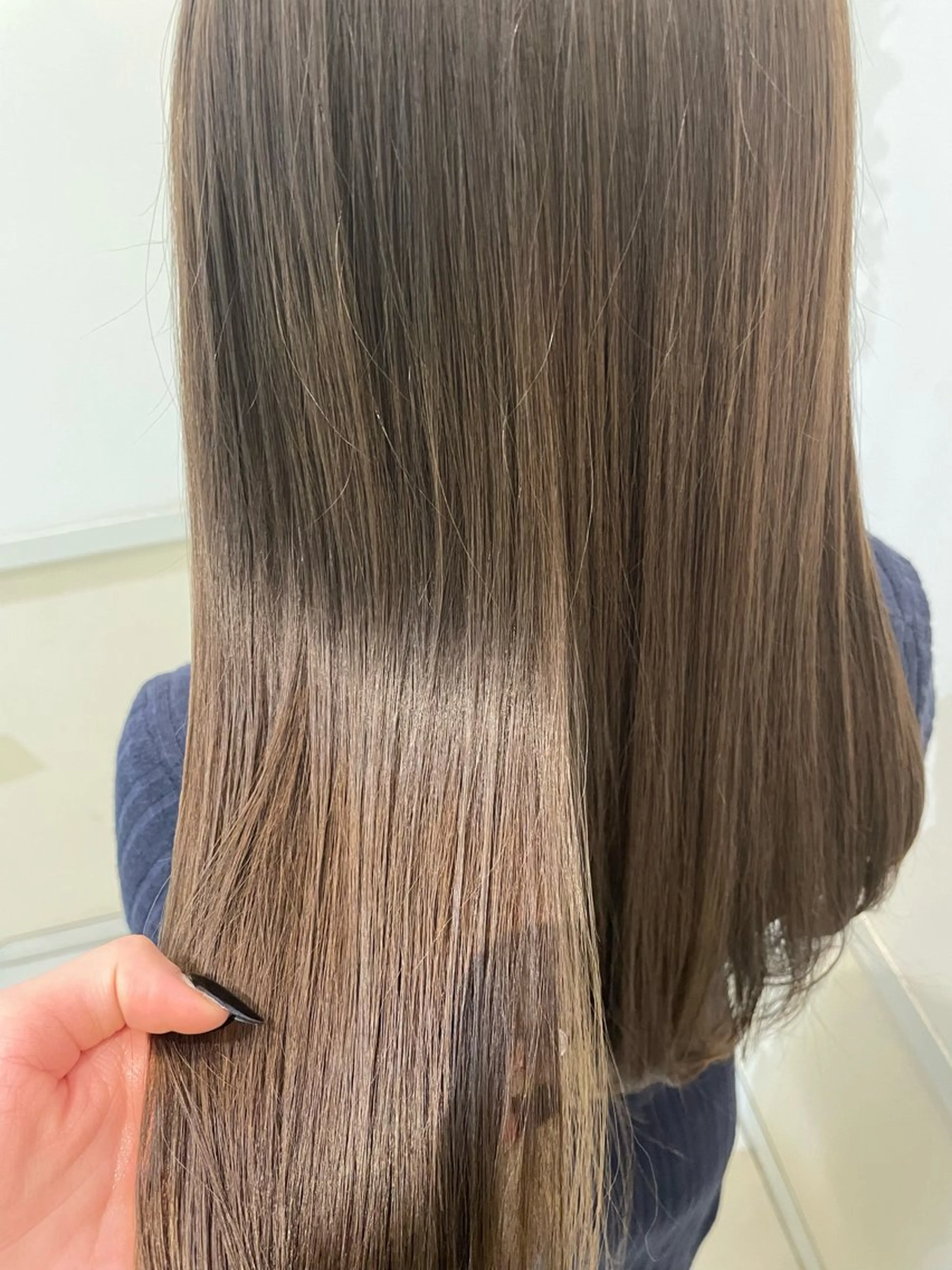 ロング カラー トリートメント 髪質改善カラー🤍 エクステ✨君島由実子のヘアスタイル