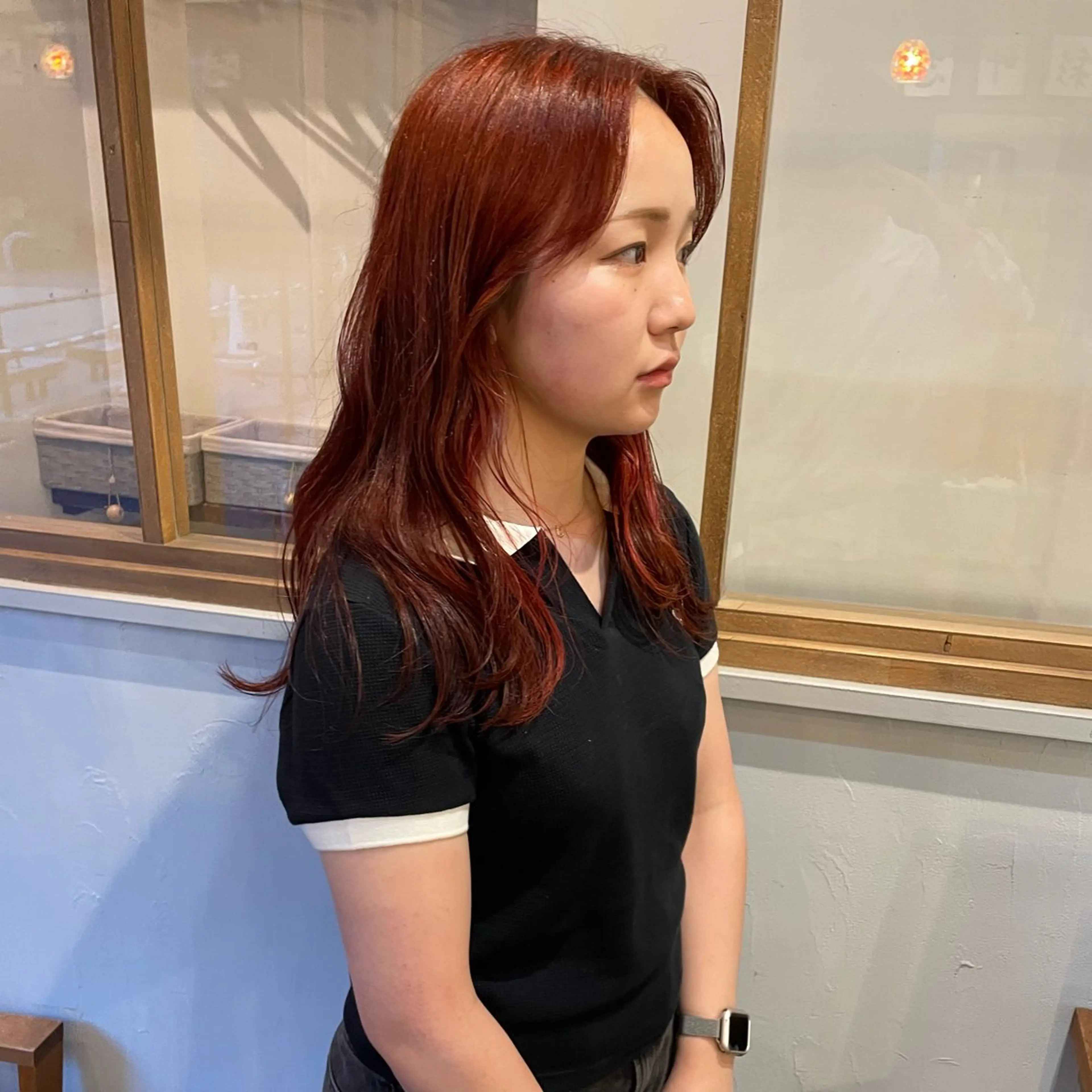 ロング カラー 平地 晃人のヘアスタイル