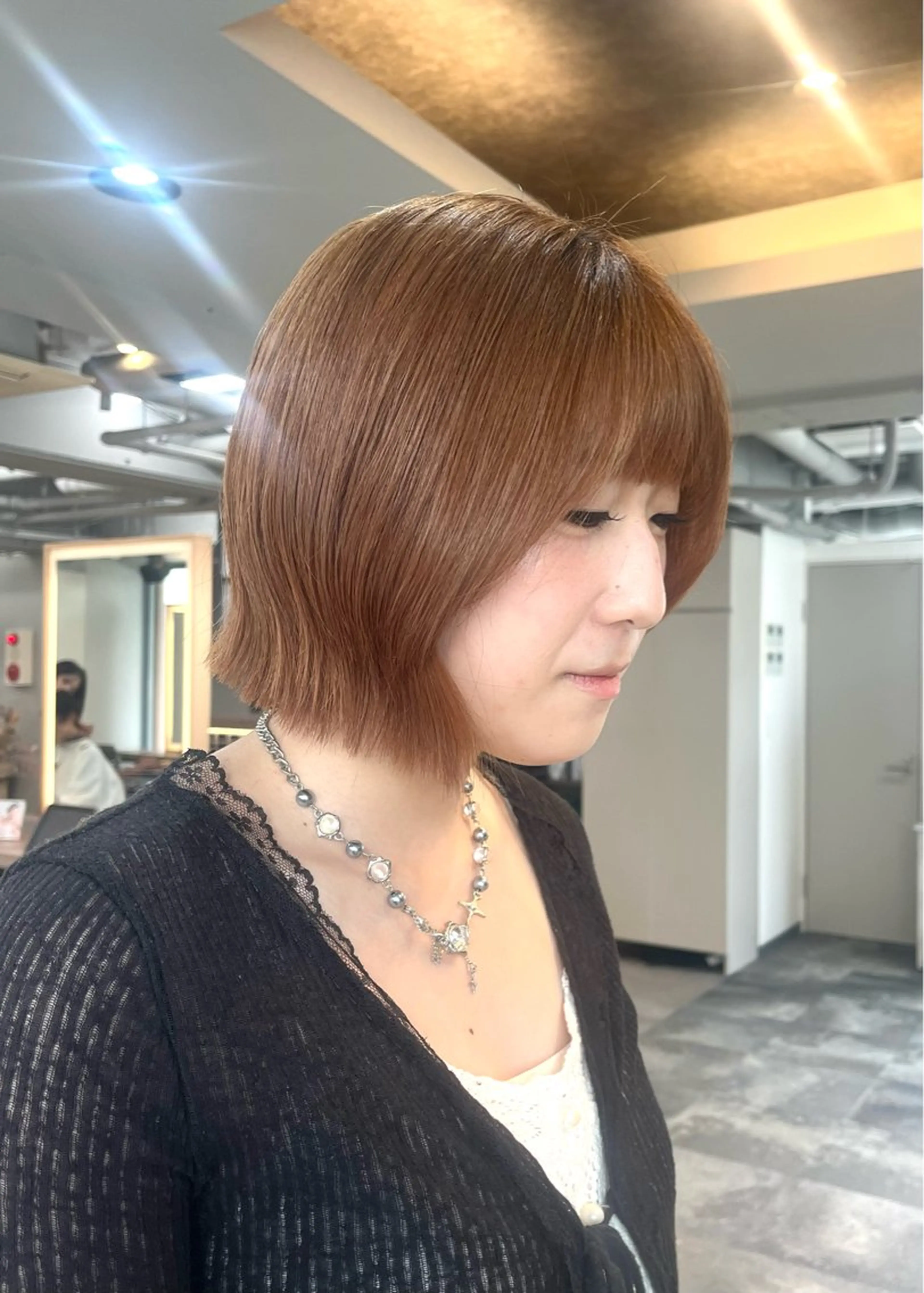 ショート ボブ くびれヘア 顔周りカット レイヤーカット カット トリートメント 🎀ツヤ髪/レイヤー /ボブ/hana🎀のヘアスタイル