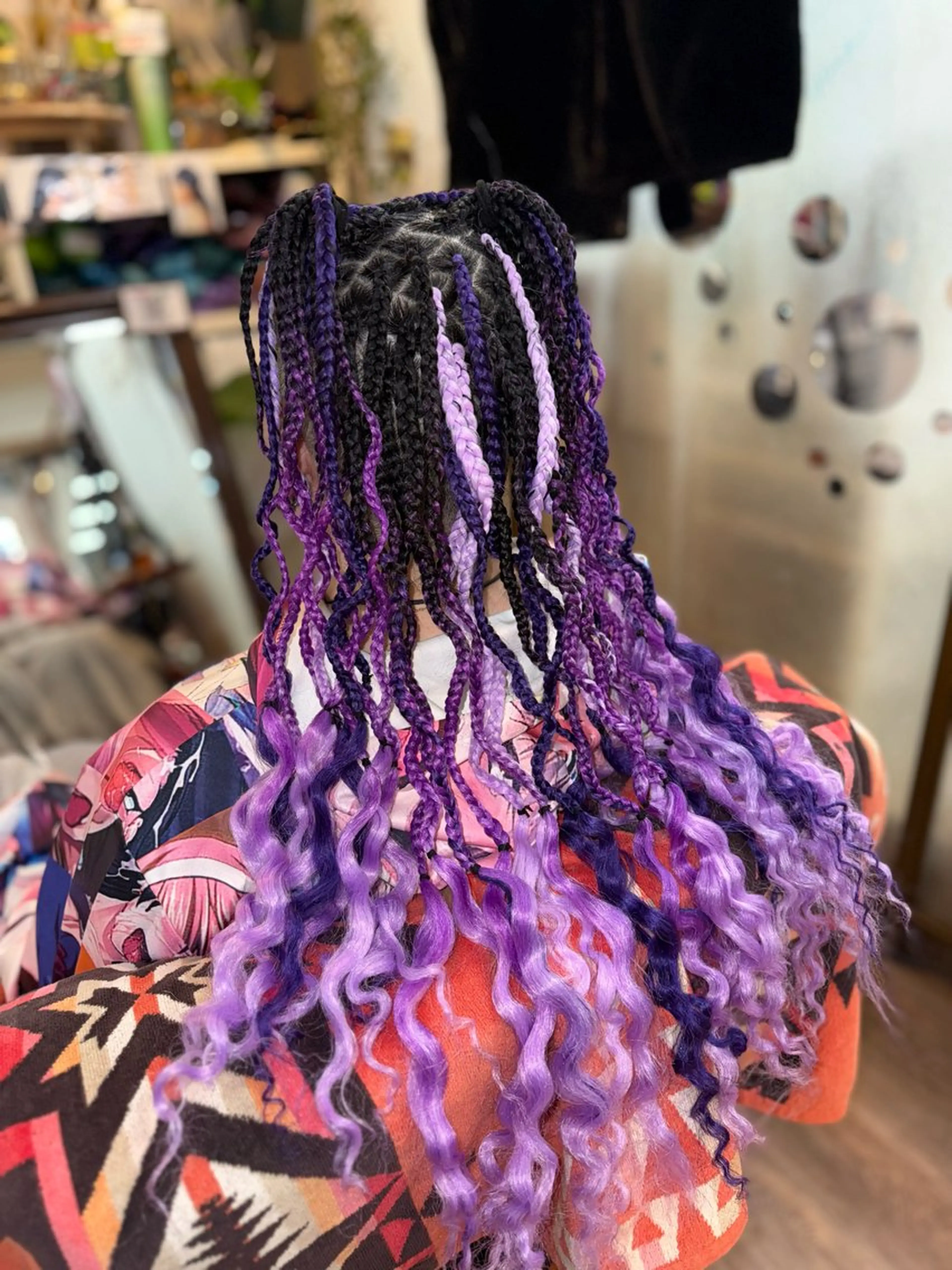 セミロング パーマ エクステ scamp所属・scamp⭐️ さくらのヘアスタイル