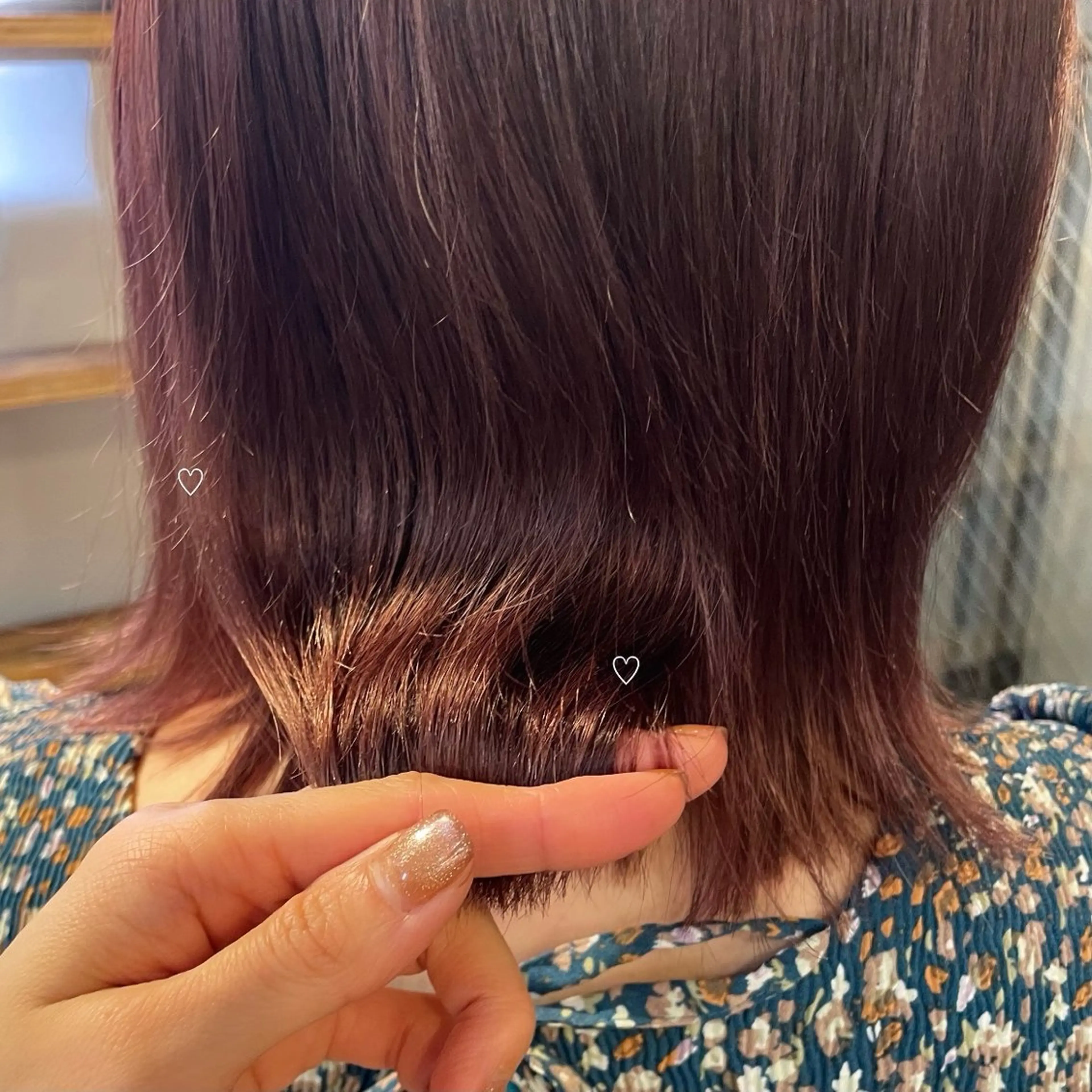ミディアム beni yumikoのヘアスタイル
