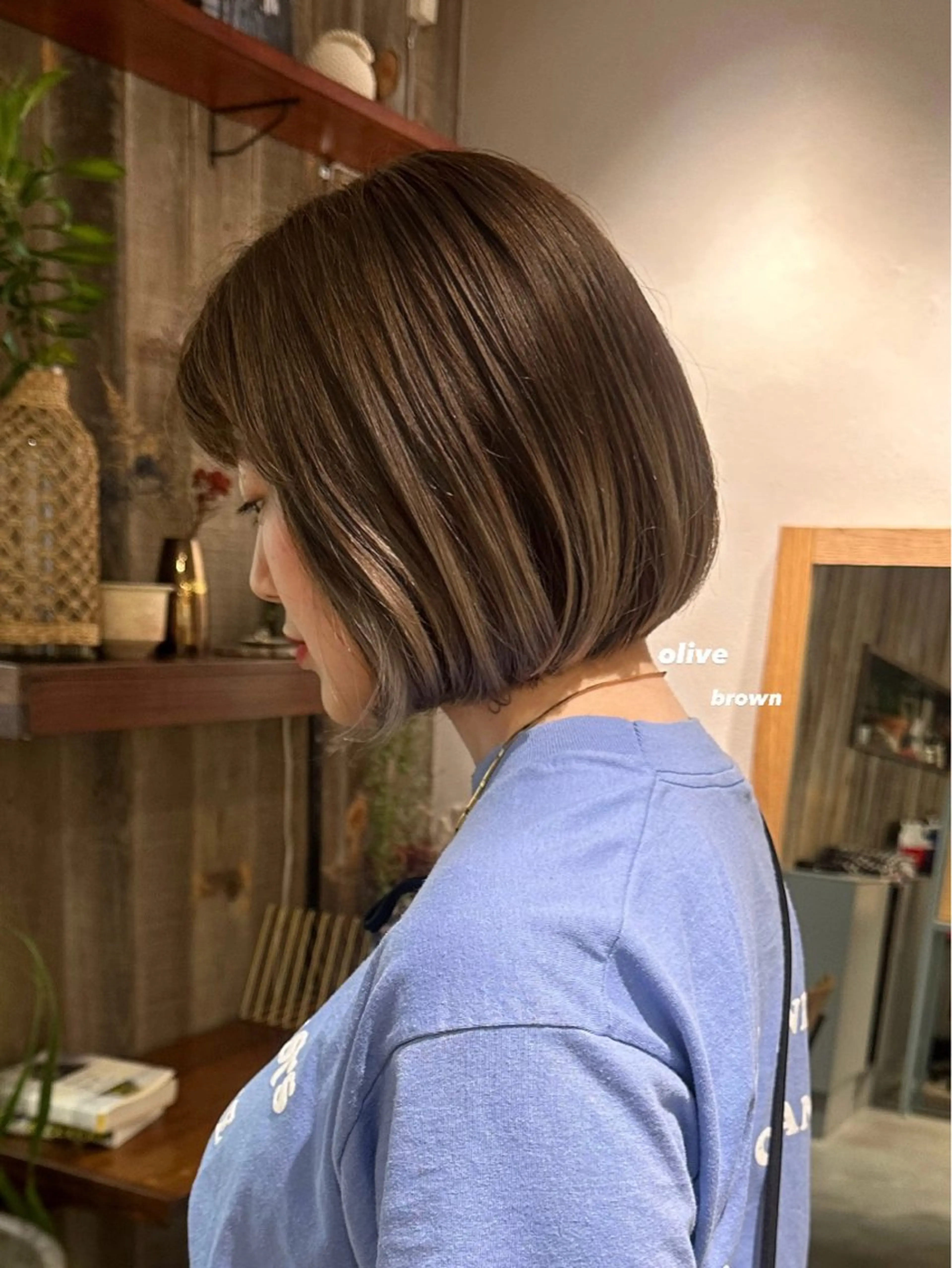 ショート カラー ヘアカラー トリートメント 暖色カラー/レイヤー 🌙 オノユリカのヘアスタイル