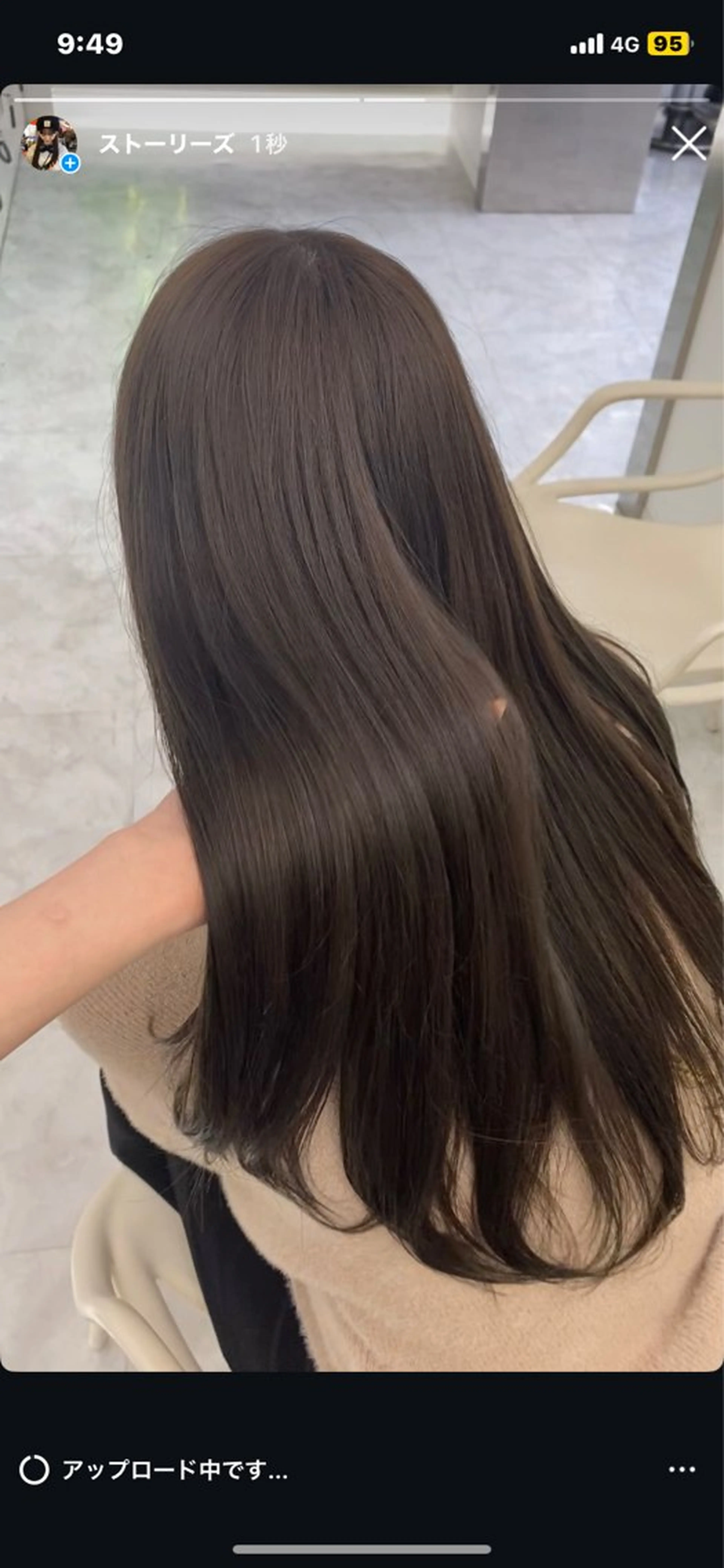 ロング ヘアカラー 🤍透明感グレージュ オリーブ🤍RINのヘアスタイル