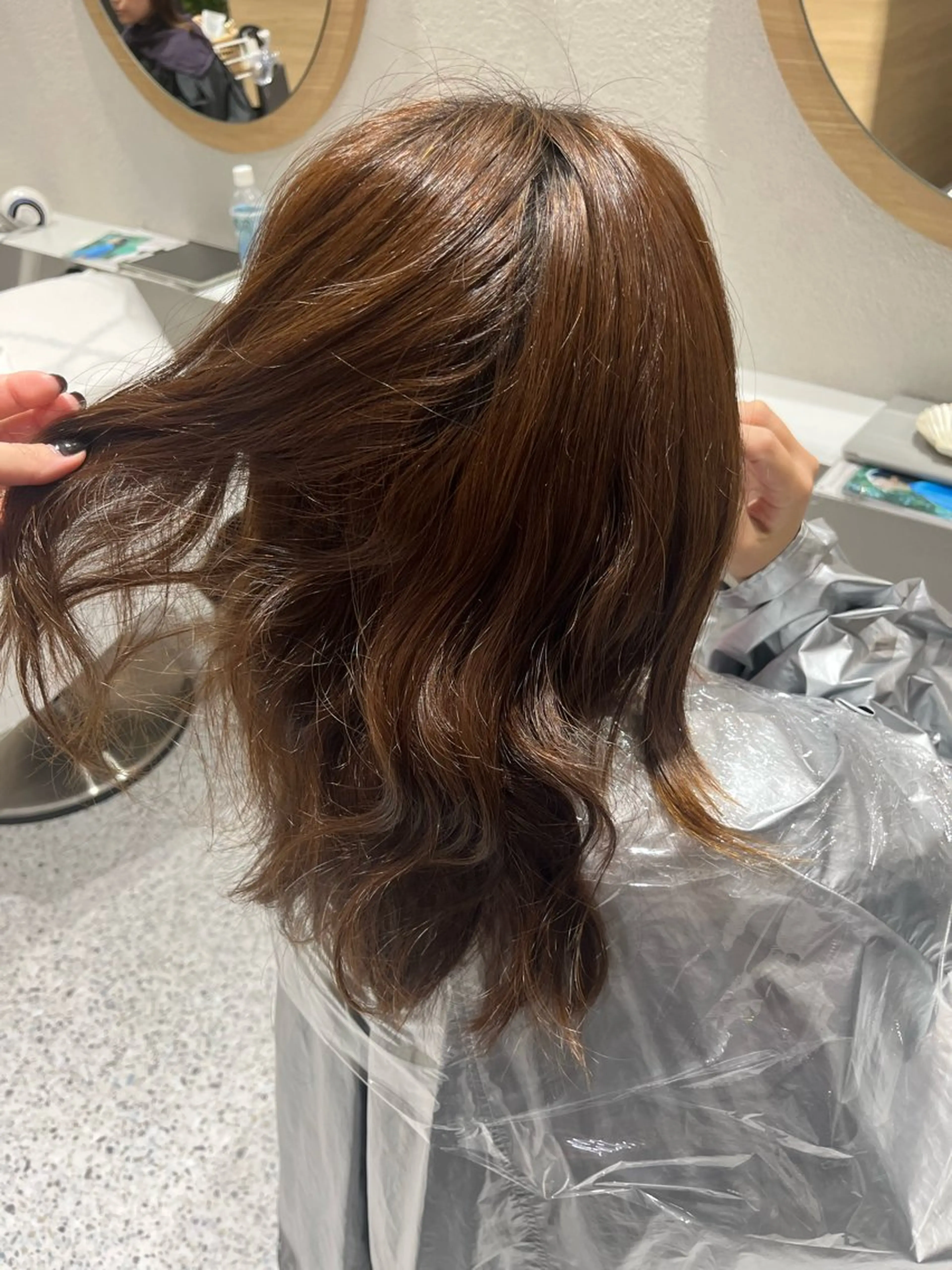 セミロング 海老名で可愛いを作る 🫧shuri🫧のヘアスタイル