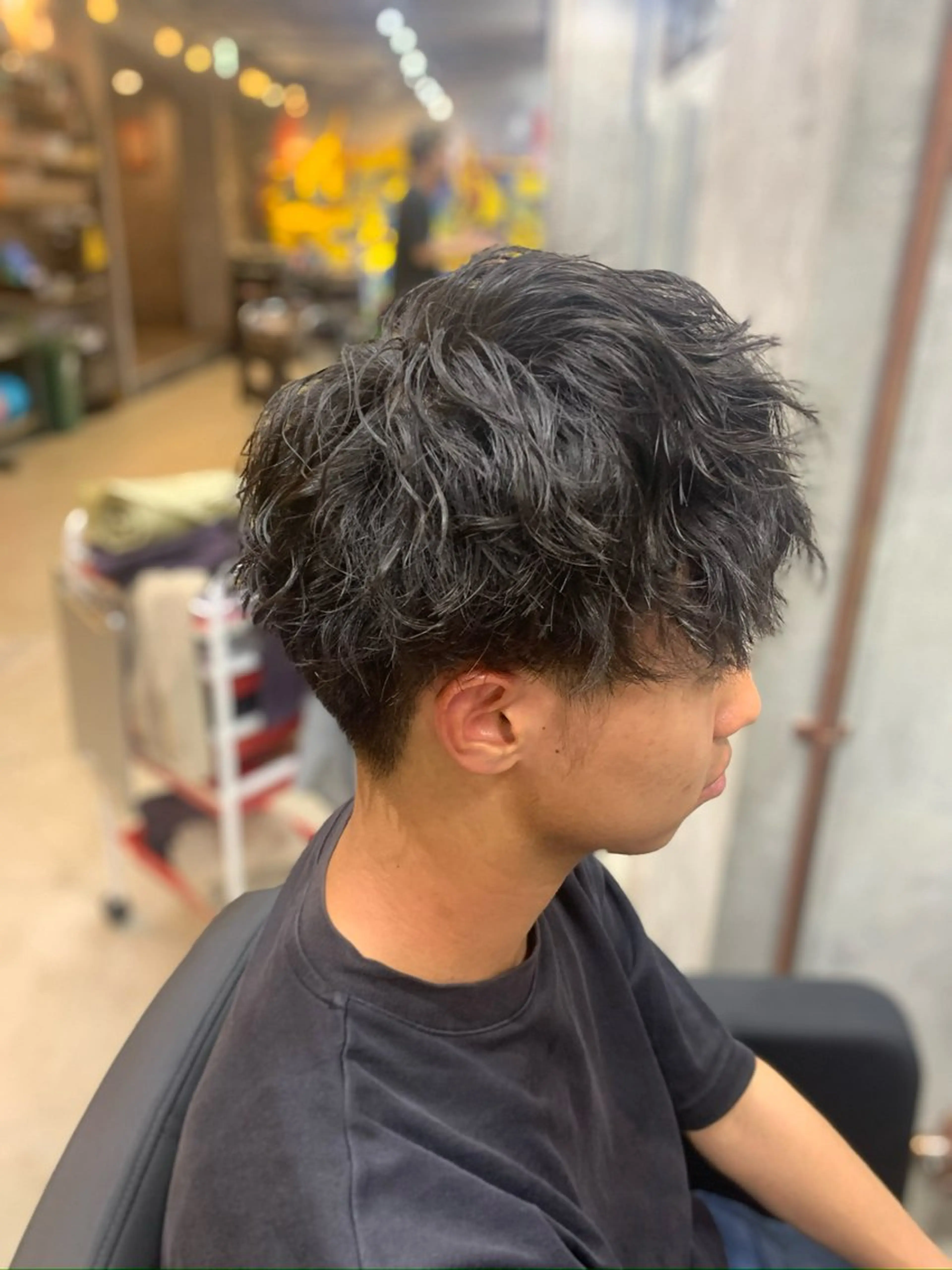 パーマ メンズ マッシュ メンズパーマ ツイストスパイラルパーマ スパイラルパーマ カット パーマ ⚡️メンズパーマ特化 mens支持◎/忠地のヘアスタイル