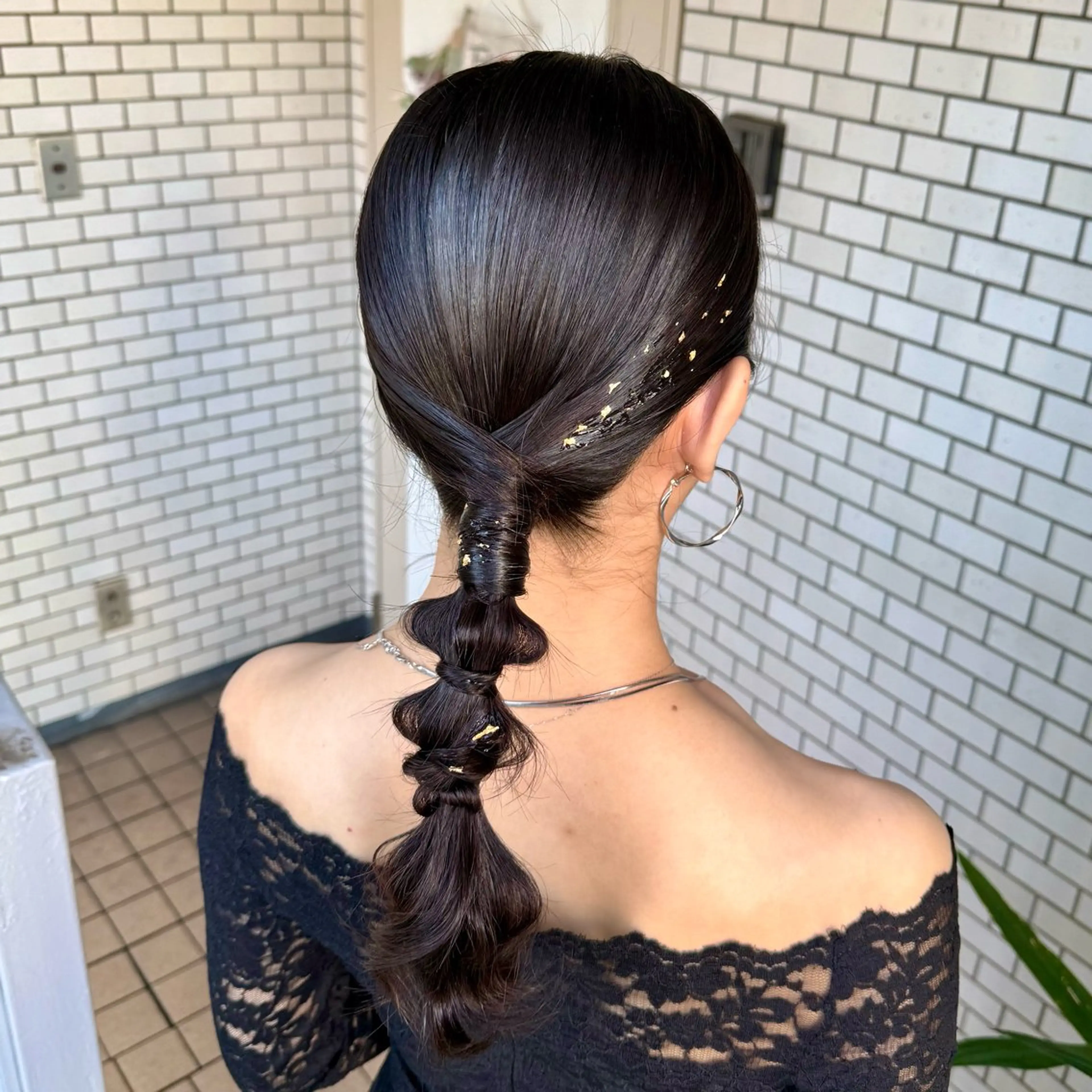 セミロング ヘアアレンジ 成人式 ハーフアップ 結婚式・ブライダル ヘアセット 褒められヘアメイク /ボブ女子🐶みおのヘアスタイル