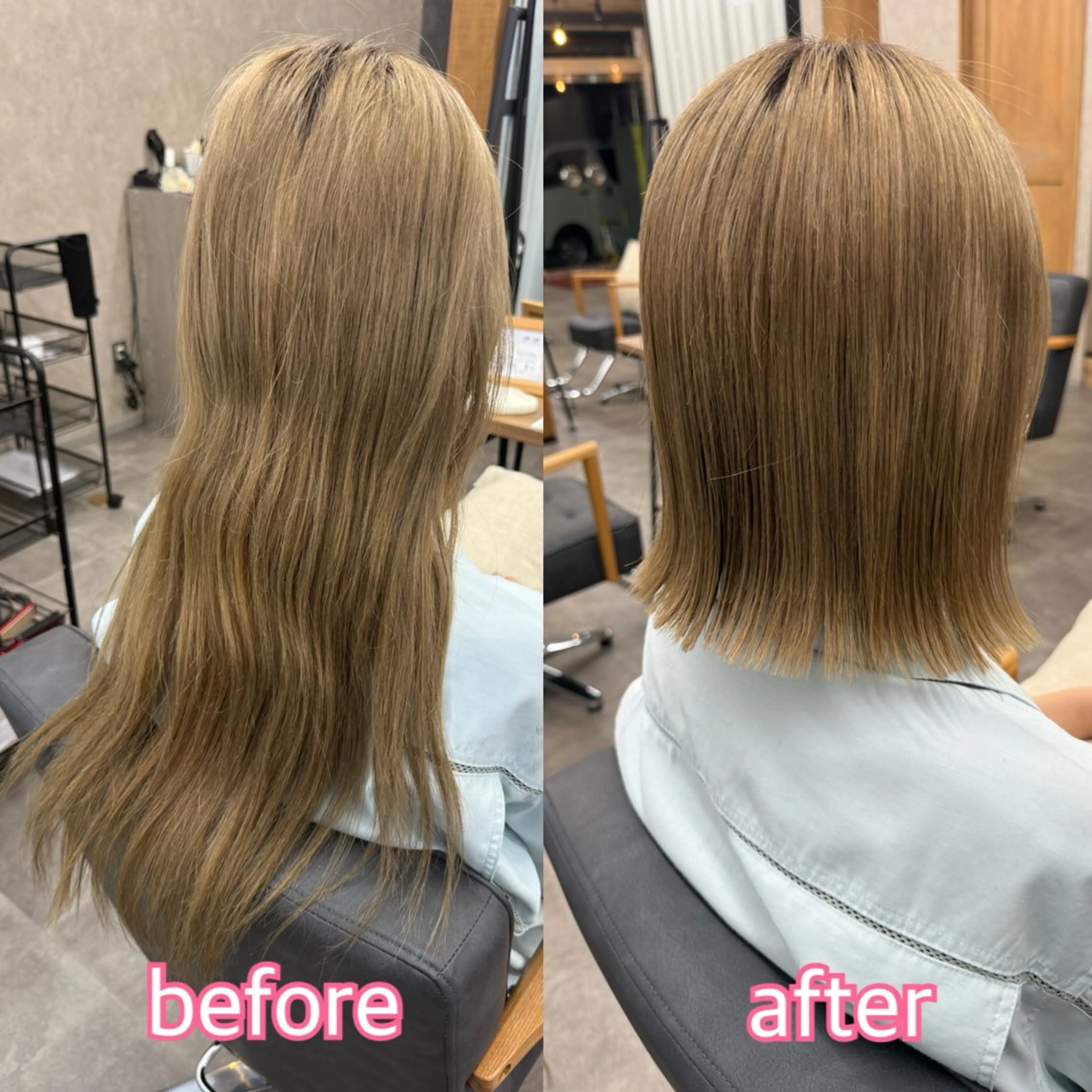 ミディアム ボブ カット トリートメント 似合わせボブ🎀🫧 千葉 優希のヘアスタイル