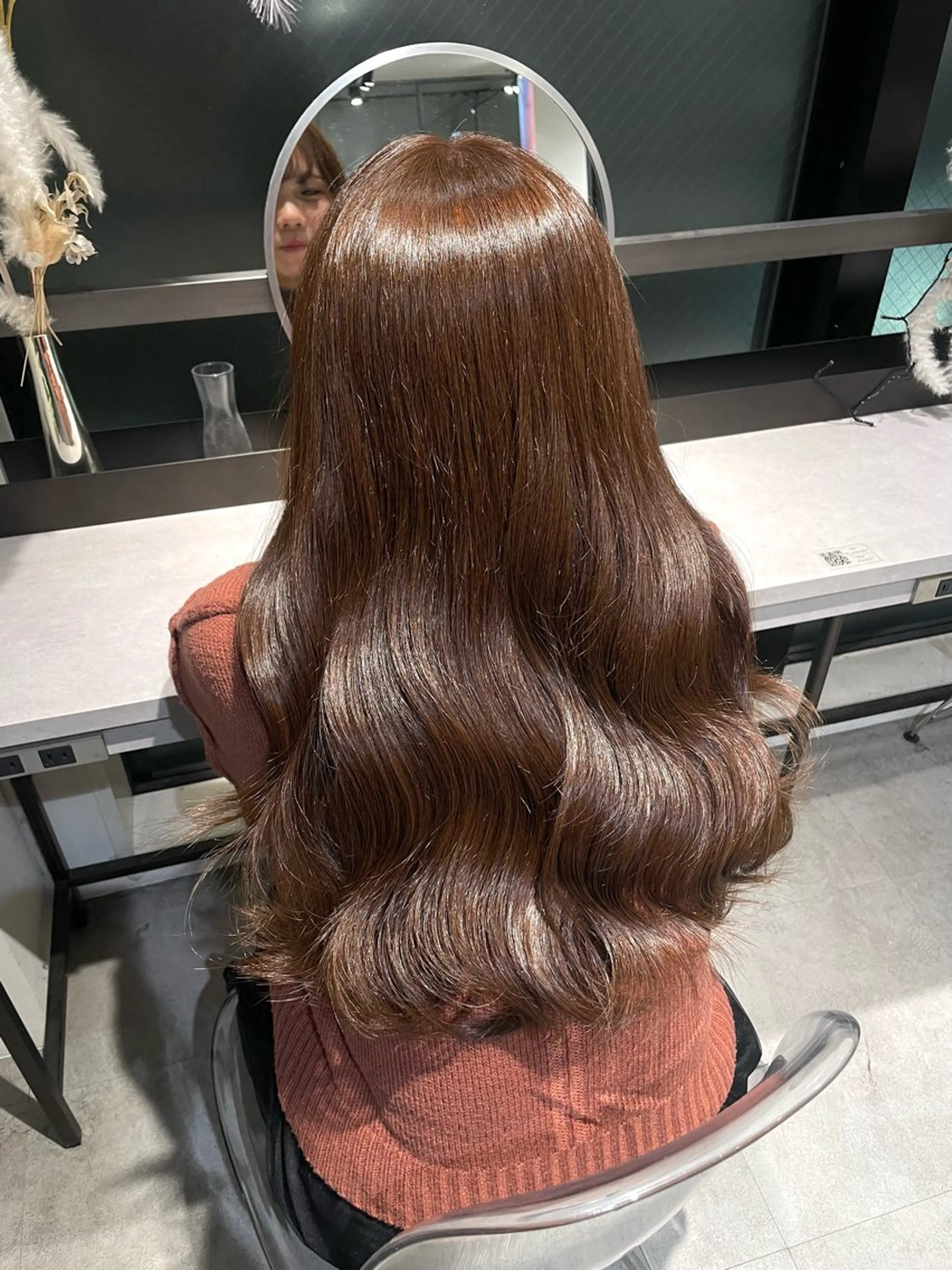 ロング カラー カット ヘアカラー Qin shaire salon 原宿店所属・髪質改善/透明感カラ ー/Atsukoのヘアスタイル