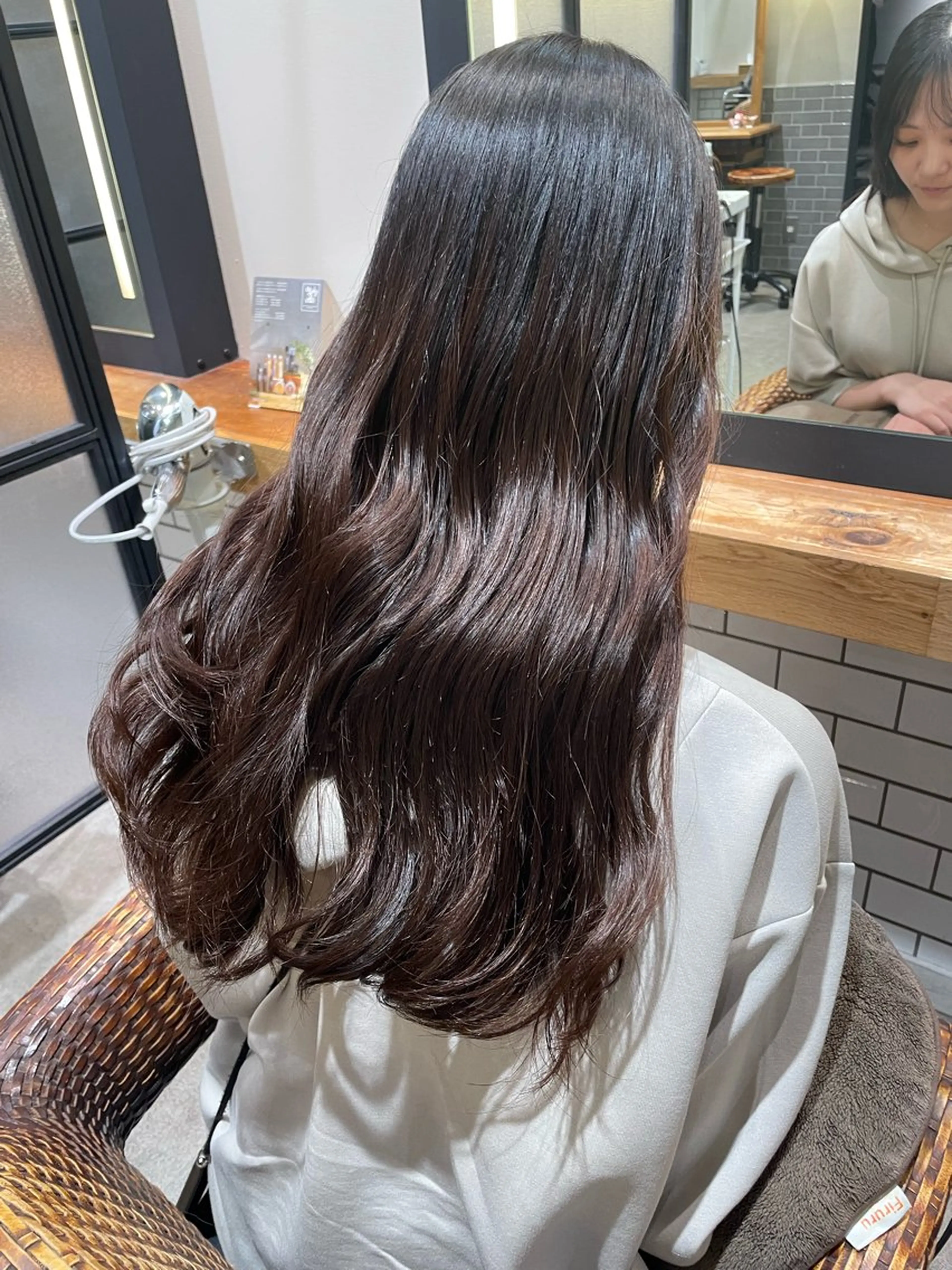 ロング 髪質改善 トリートメント Qin shaire salon 原宿店所属・髪質改善/透明感カラ ー/Atsukoのヘアスタイル