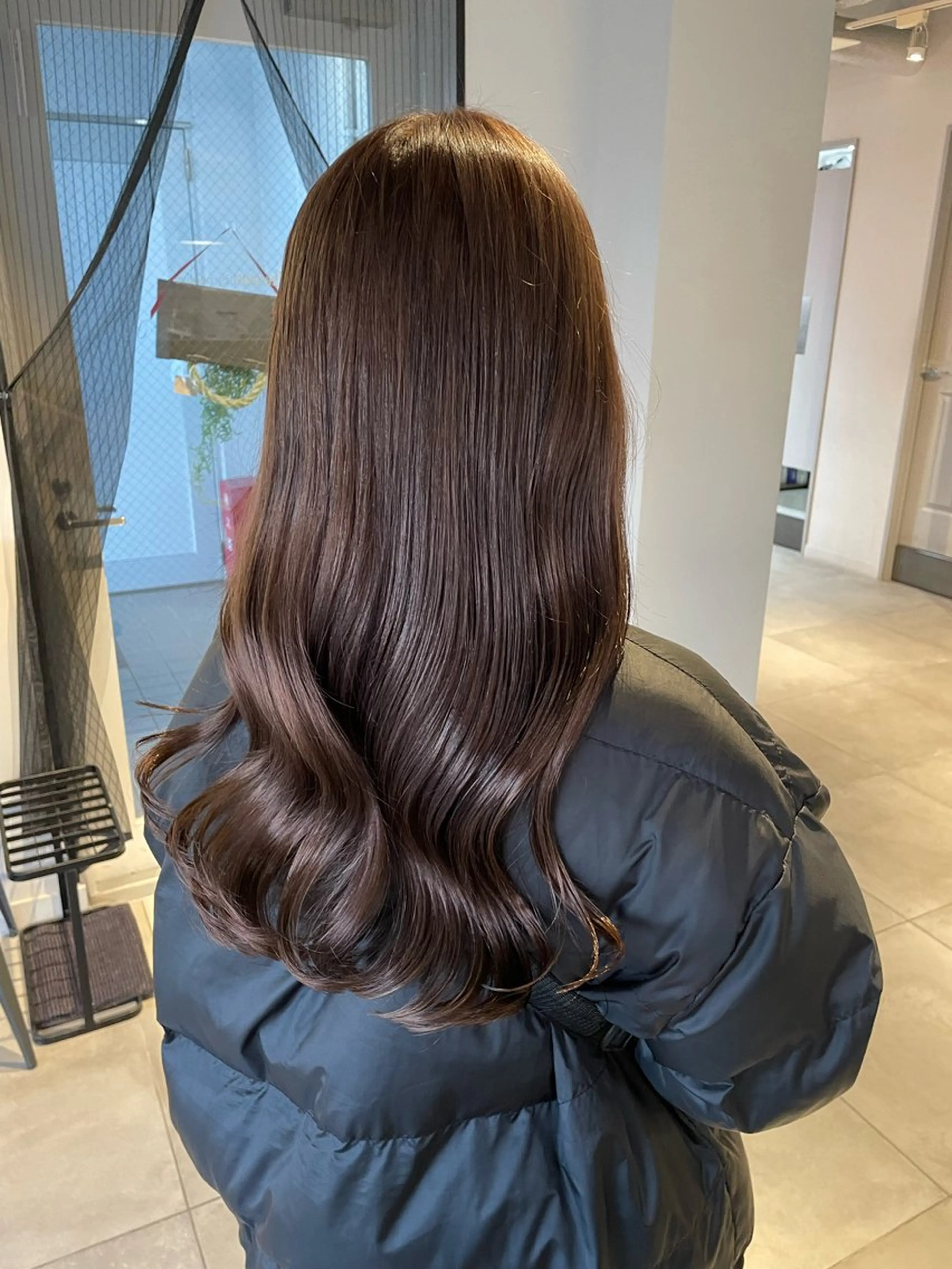 ロング カラー ブラウンカラー レイヤー/髪質改善カ ラ-🤍津田奈々美‎のヘアスタイル