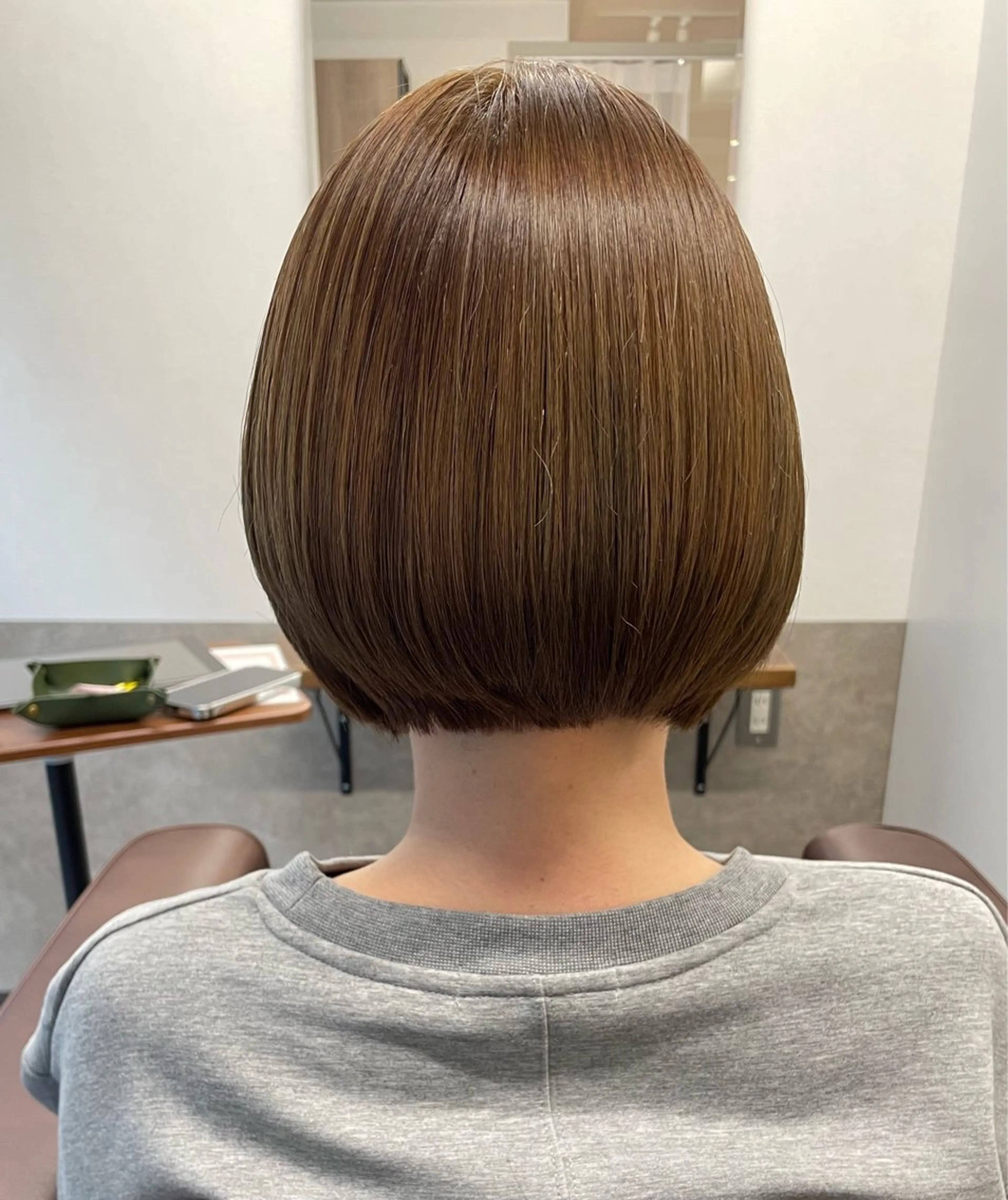 ショート カラー ショートボブ ボブ ショートヘア カット ヘアカラー トリートメント 髪質改善🪽半個室 サロン新宿3丁目のヘアスタイル