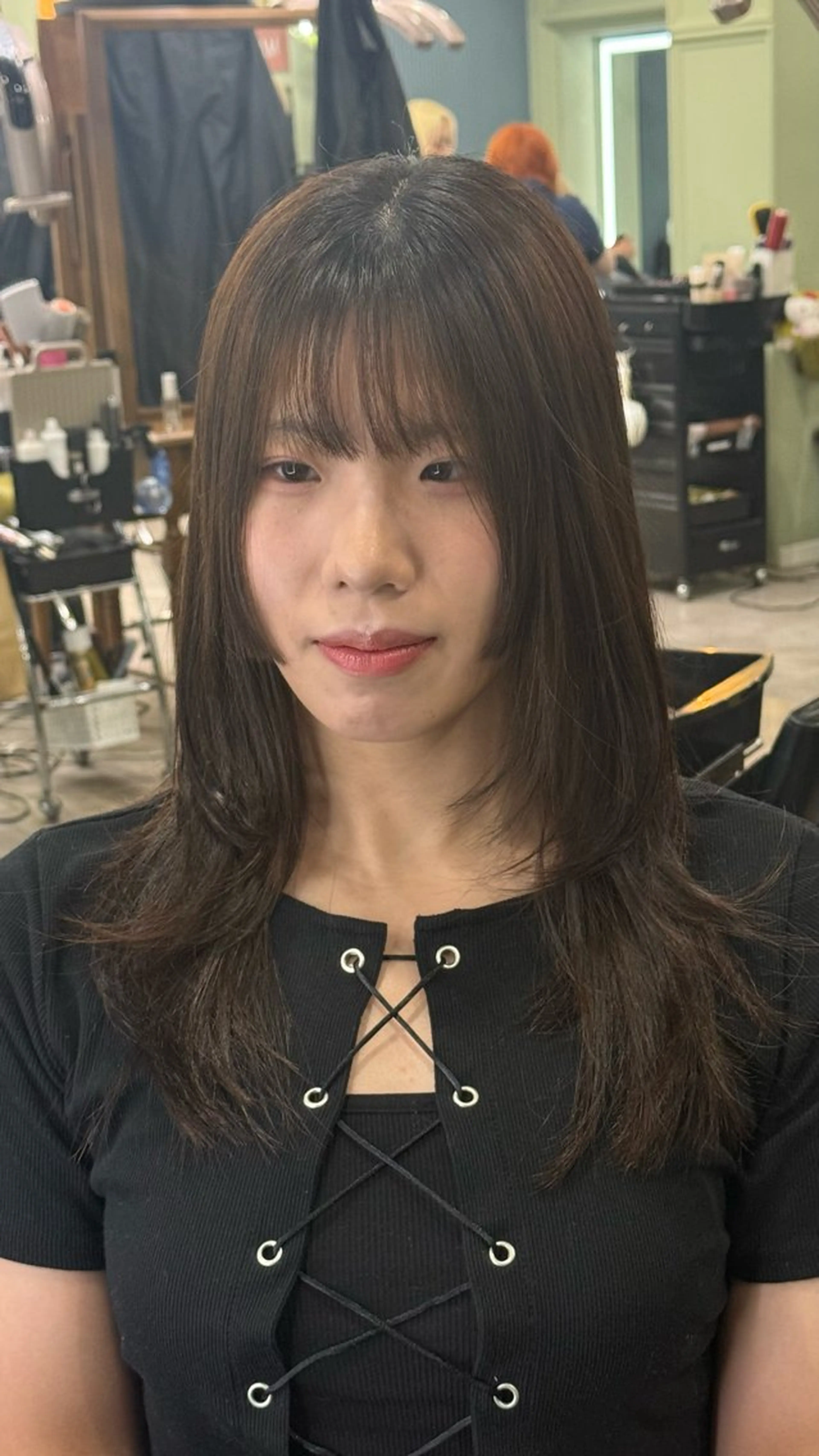 ロング ♡mia/韓国ヘア/ レディースカット🧸のヘアスタイル