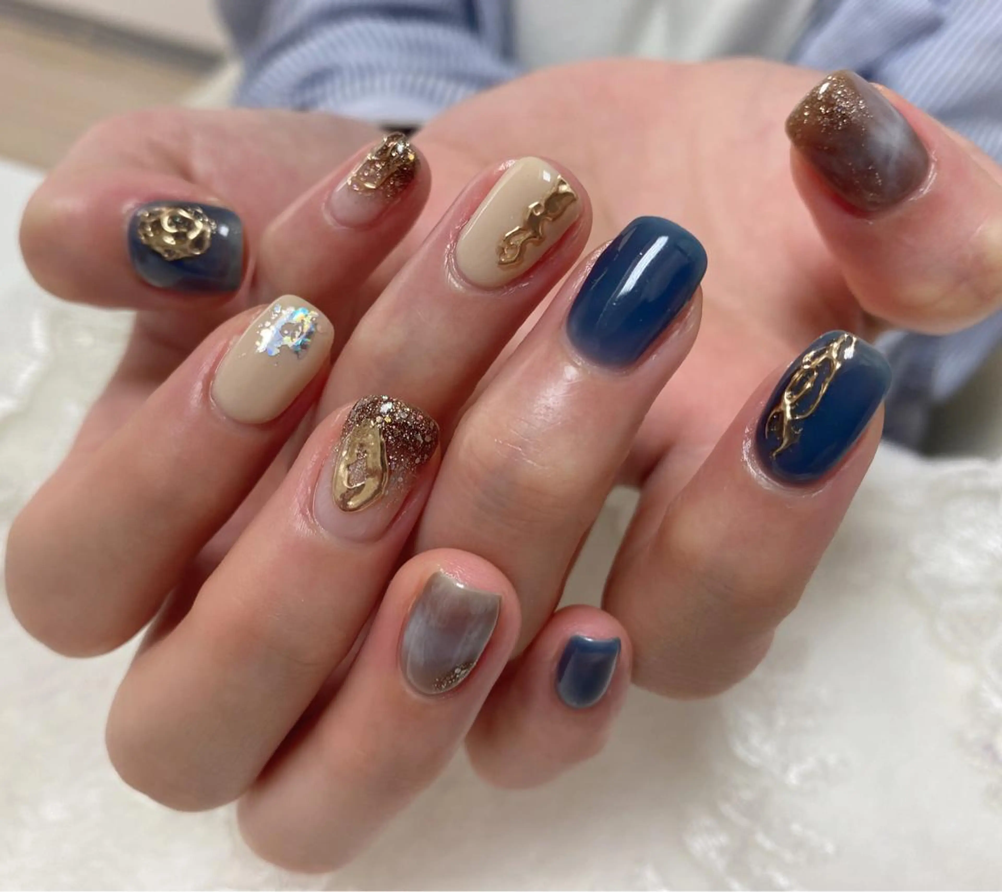 ネイル 持ち込み ニュアンスネイル ALITA 池袋店✨のマツエク・マツパデザイン