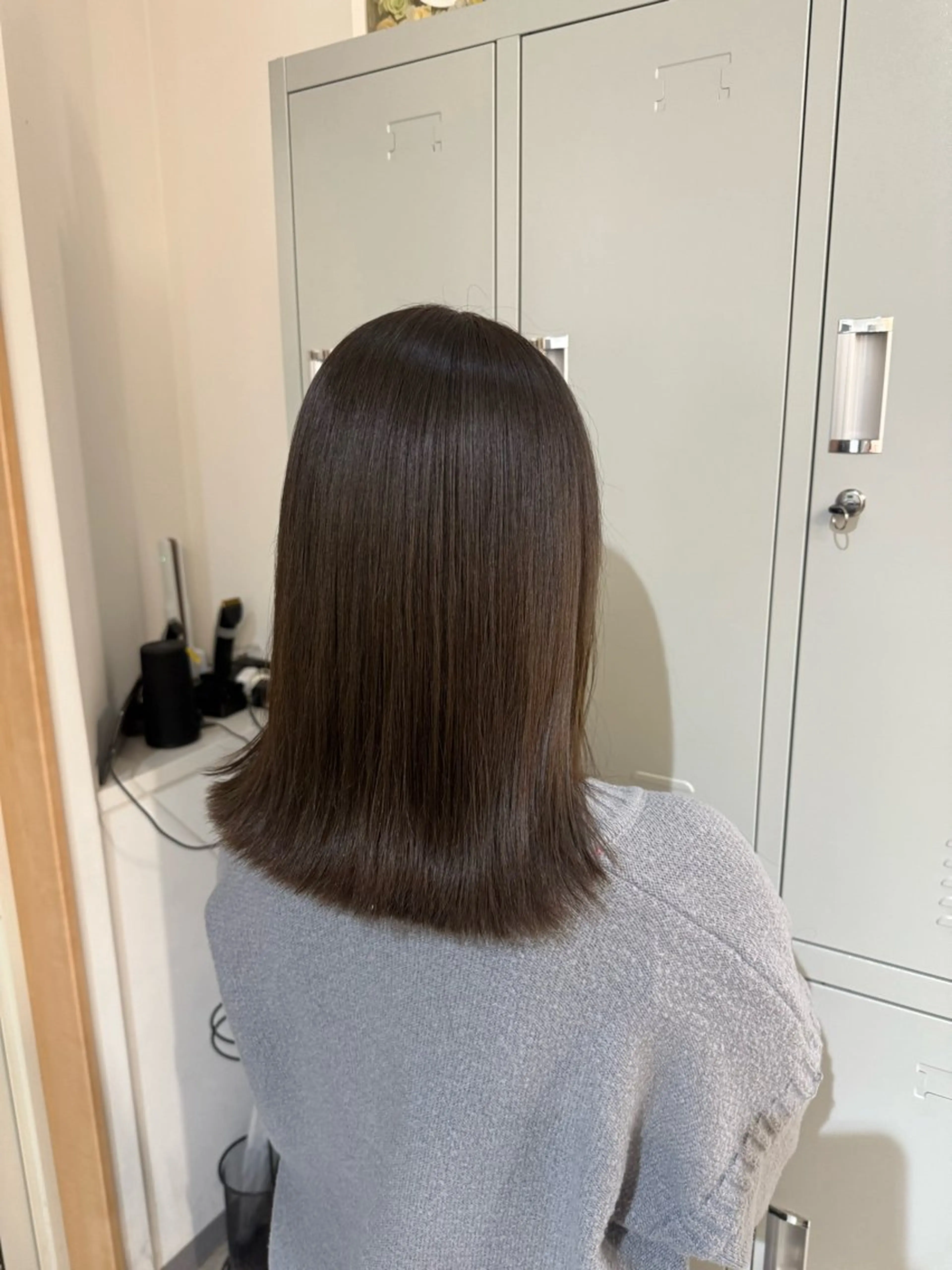 ミディアム ヘアカラー トリートメント 似合わせカット🫧 🍒透明感ブリーチのヘアスタイル