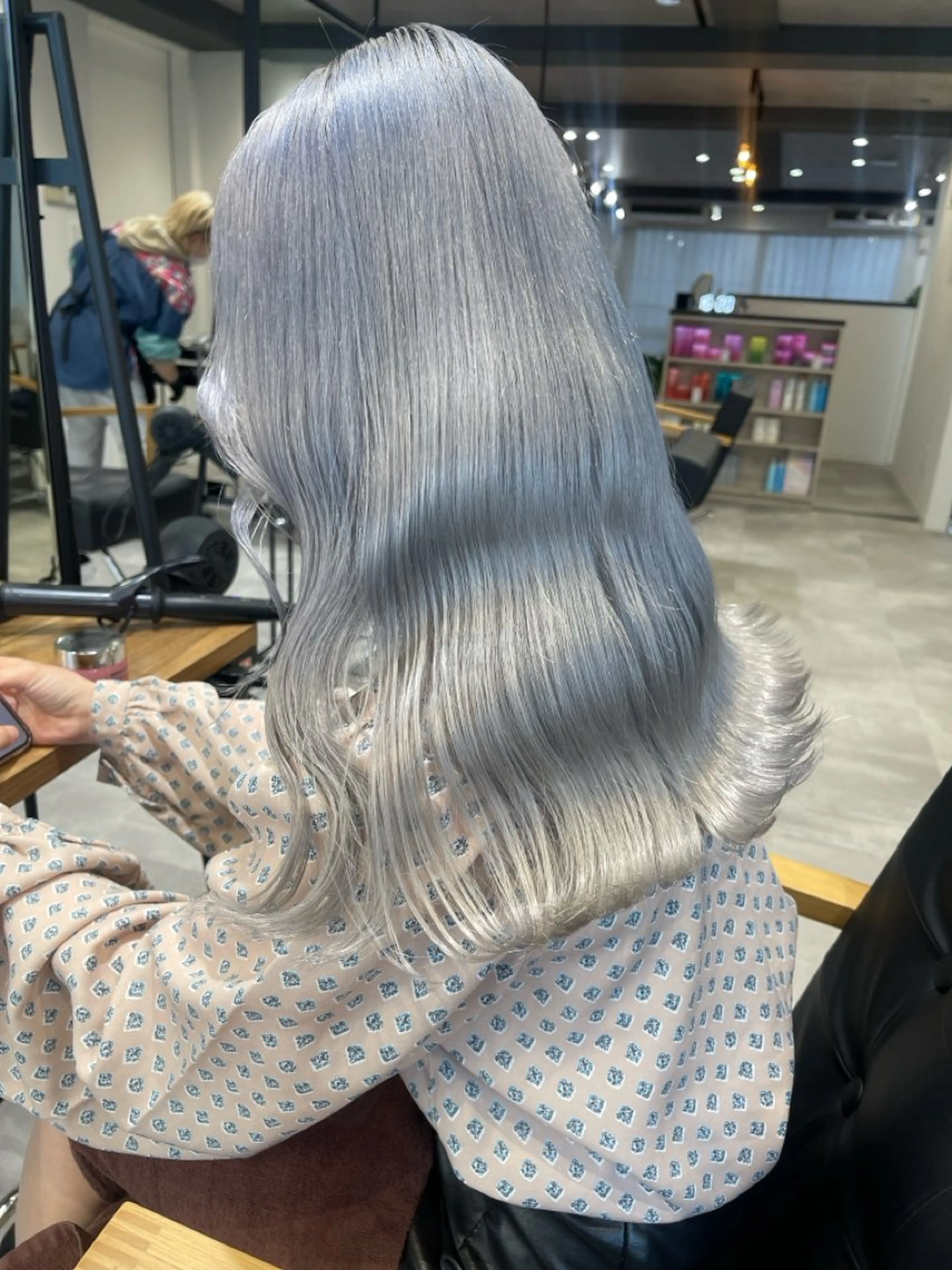 ミディアム カラー ヘアカラー 🎀暖色カラー🎀 hina🫧のヘアスタイル