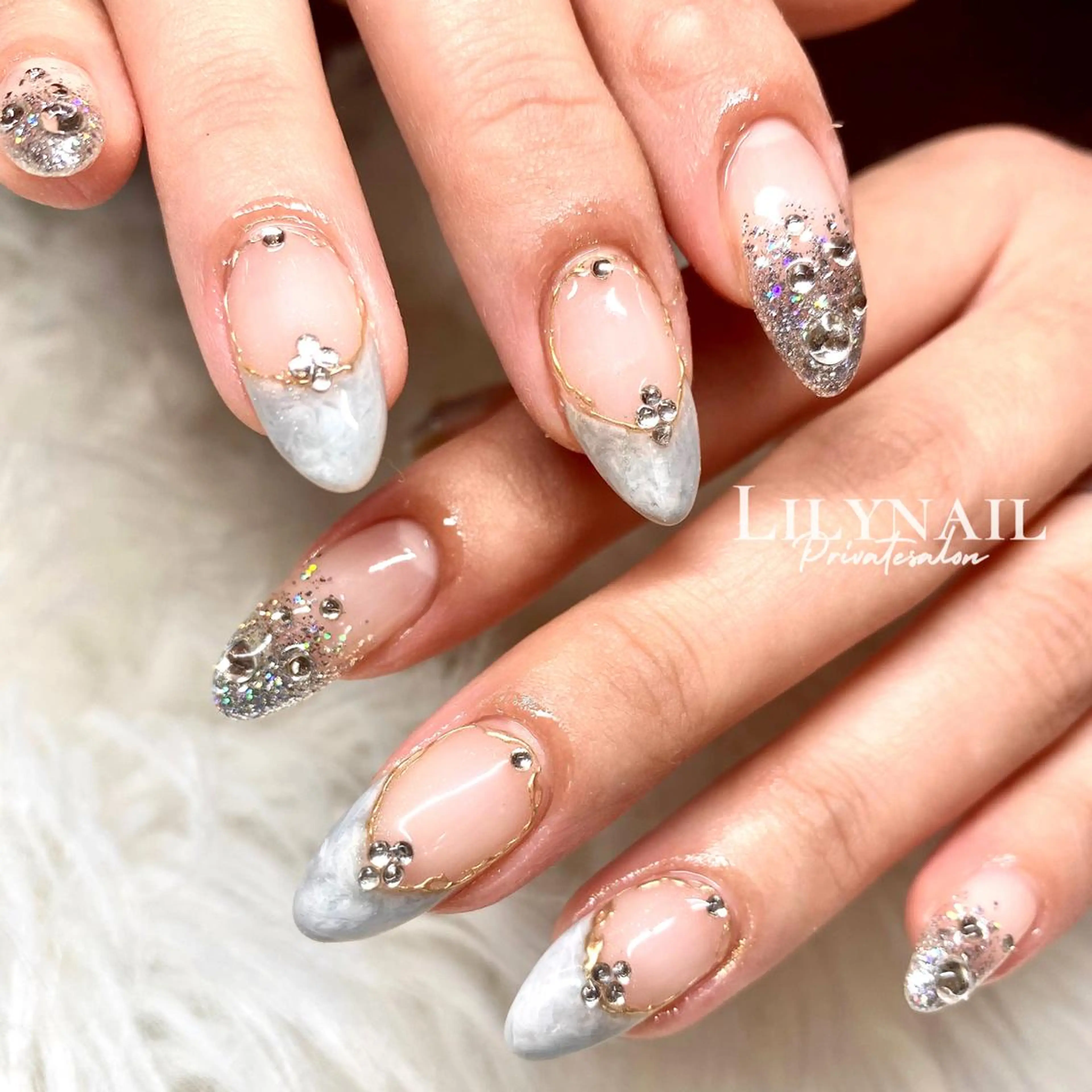 ネイル ハンドネイル #Lilynail ﾊﾙｶのネイルデザイン