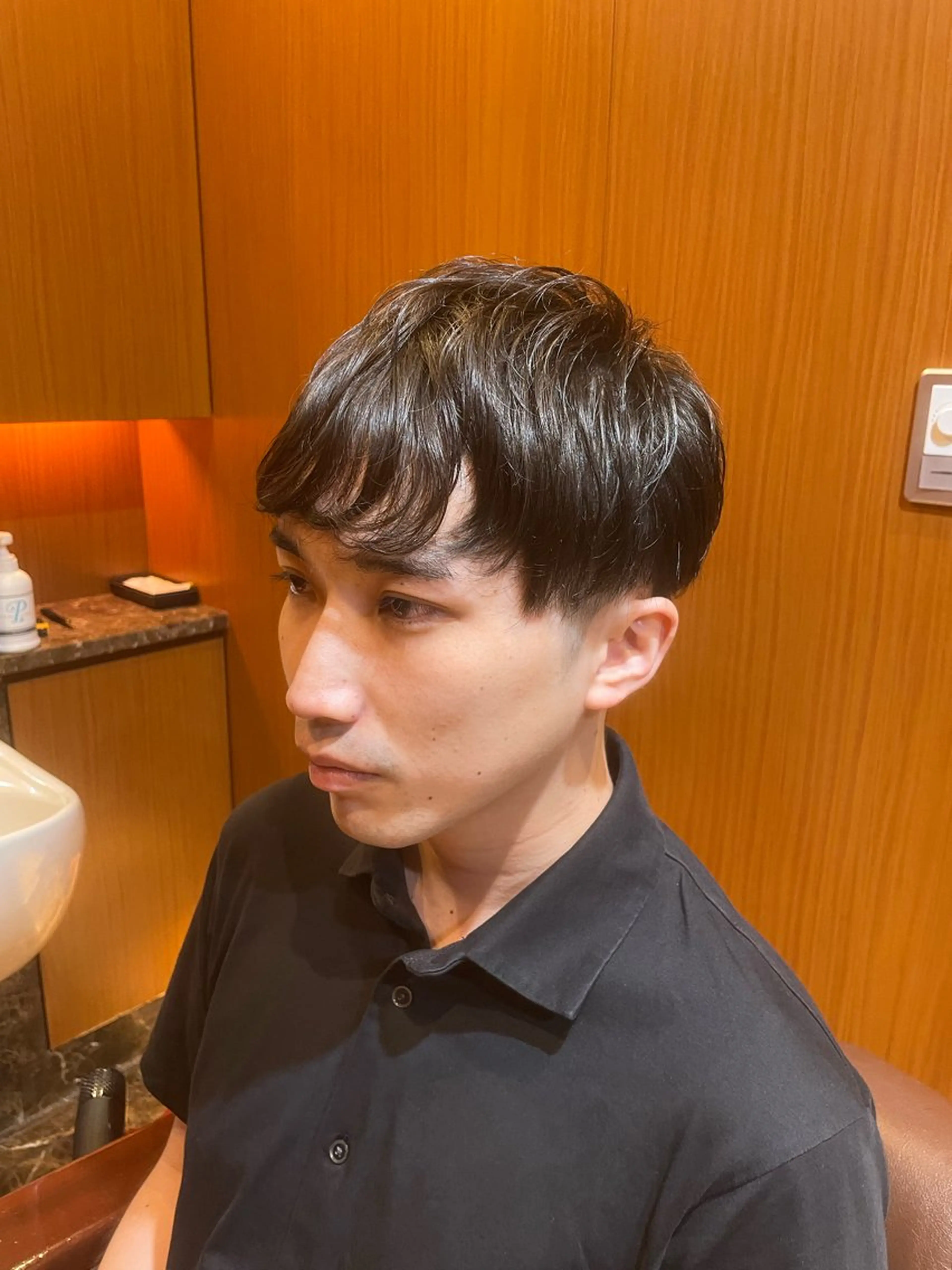 ミディアム メンズ ヘアモードキクチ銀座店所属・たかいさき ٩(๑❛ᴗ❛๑)۶のヘアスタイル