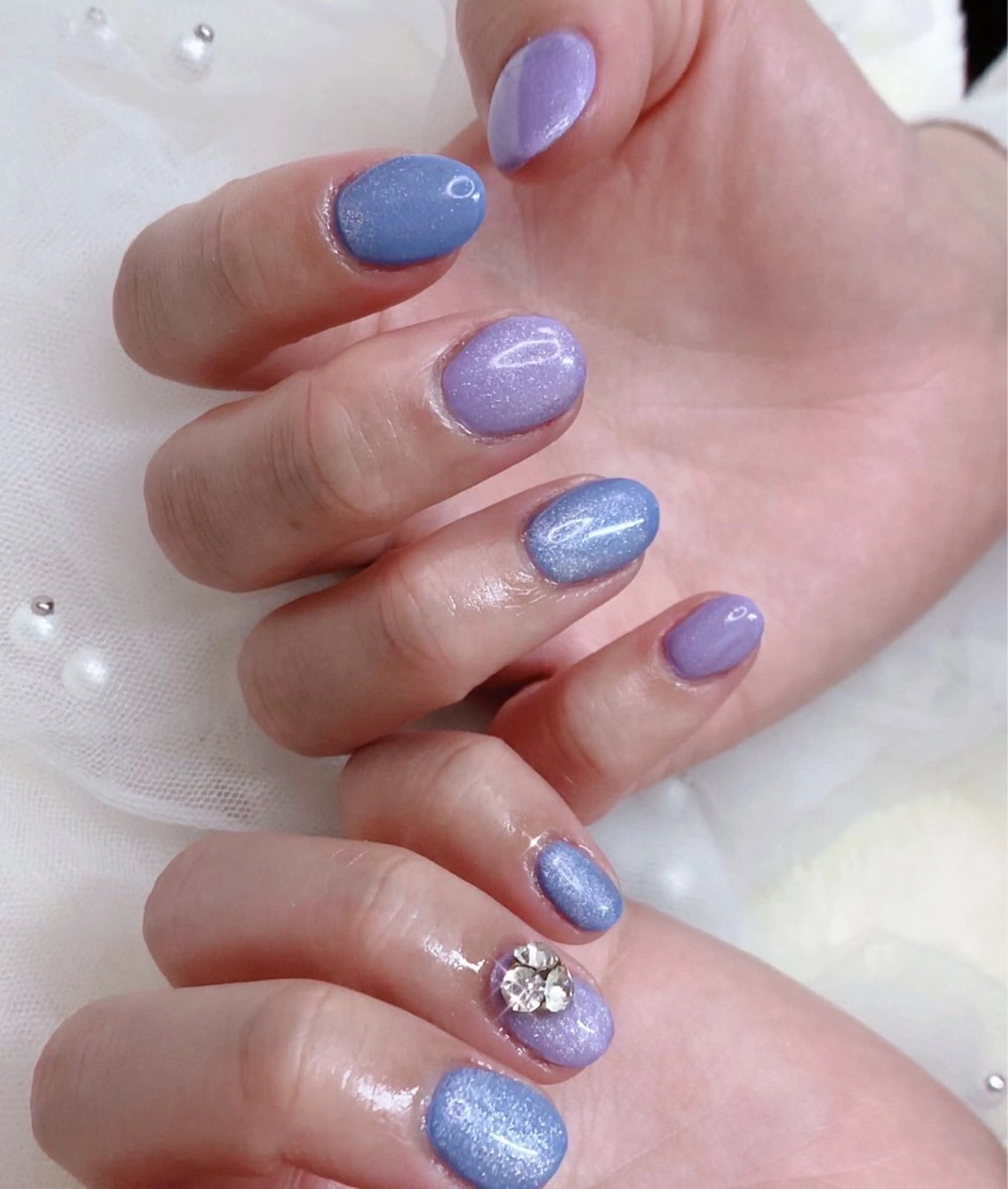 ネイル フットネイル フレンチネイル ジェルネイル ガラスフレンチ 韓国ネイル ハンドネイル ハンドケア 大門浜松町 ネイルのネイルデザイン