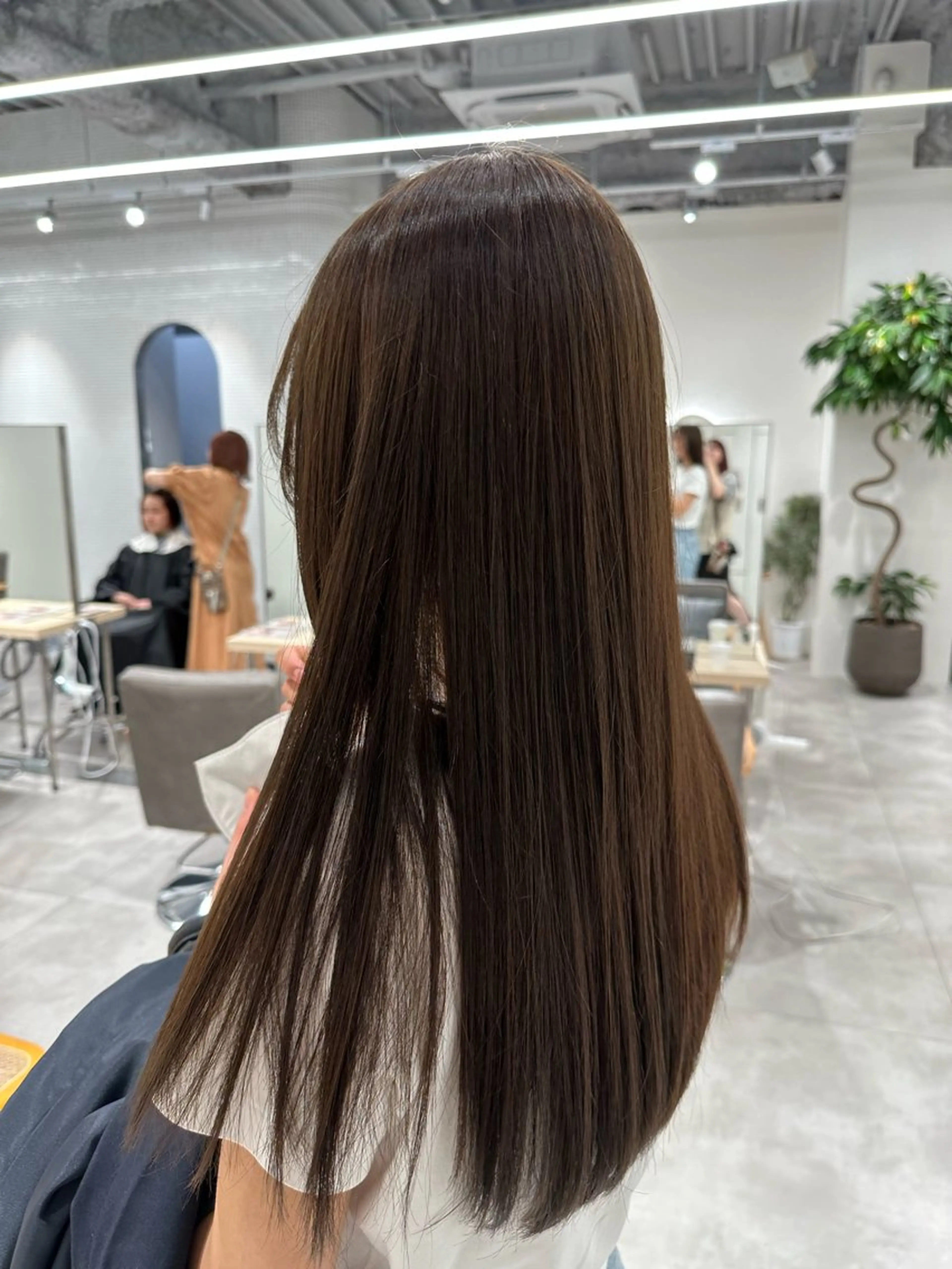 ロング カラー ‪広瀬快斗／縮毛矯正 /似合わせカラー🌱のヘアスタイル