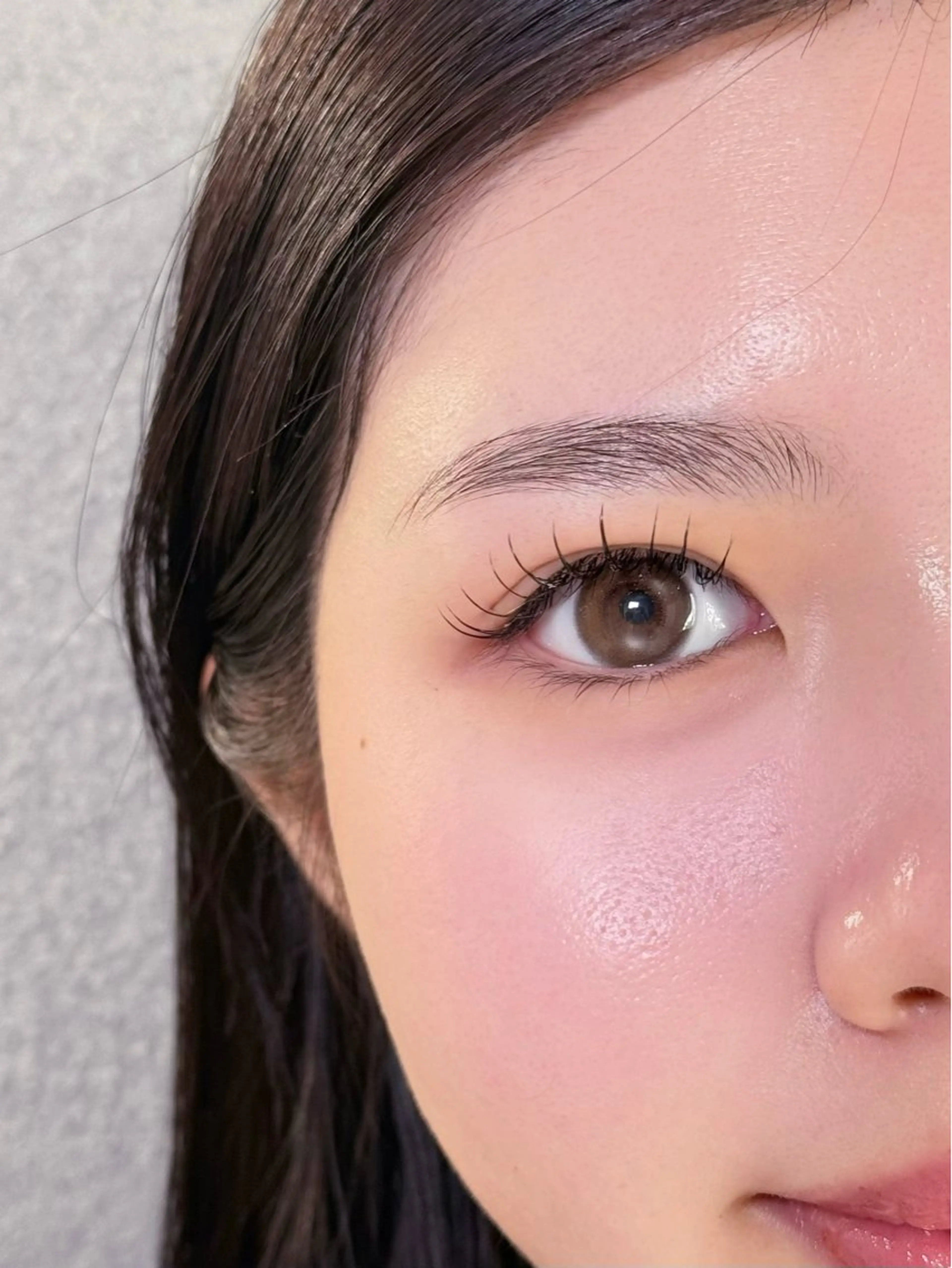 マツエク・マツパ Dカール フラットラッシュ Lカール マツエク SALON VILLAGE所属・cherien 梅津のマツエク・マツパデザイン