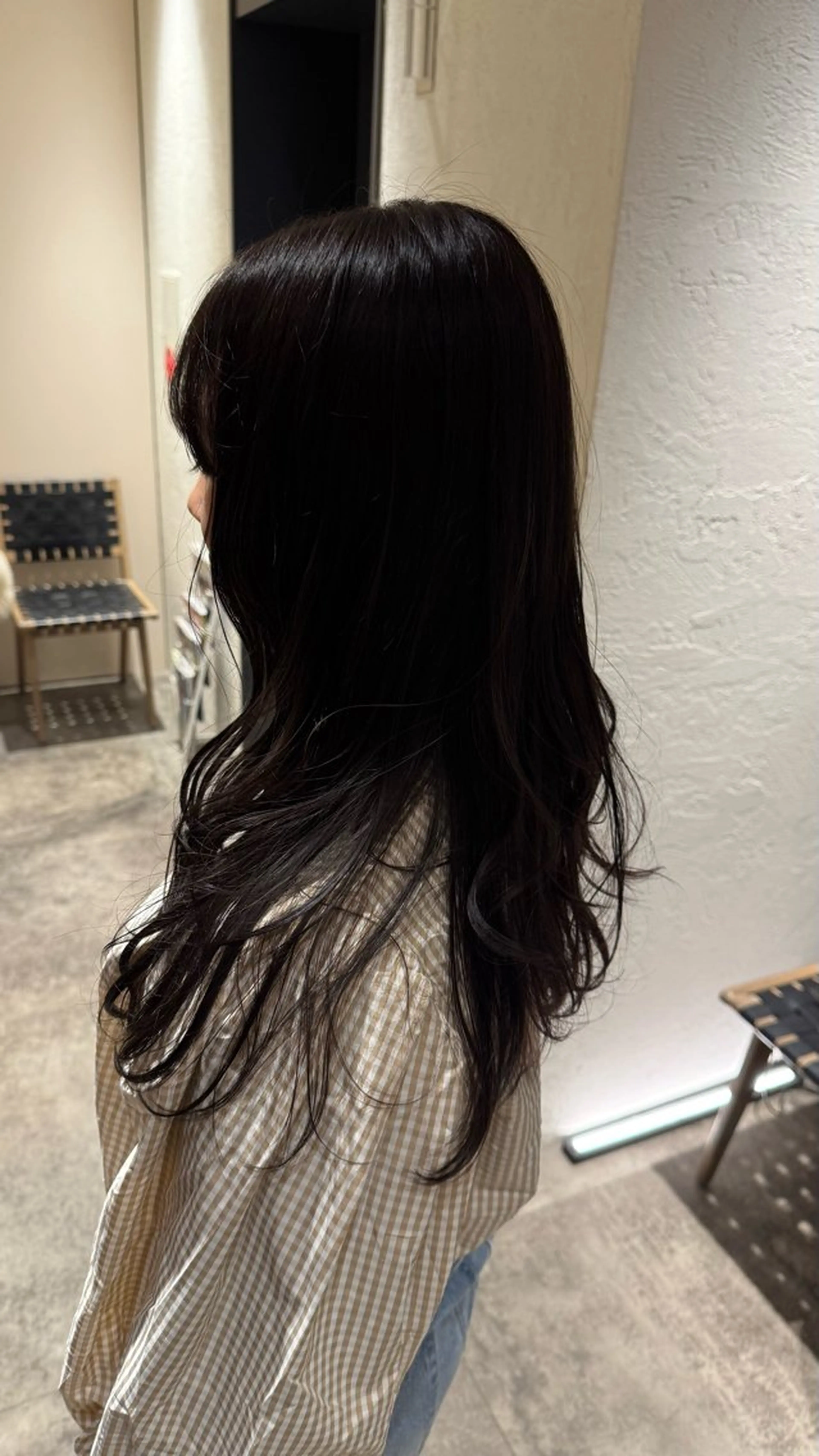 セミロング カット ヘアカラー トリートメント フルノコウキ/新宿/ レイヤーボブ/韓国風のヘアスタイル
