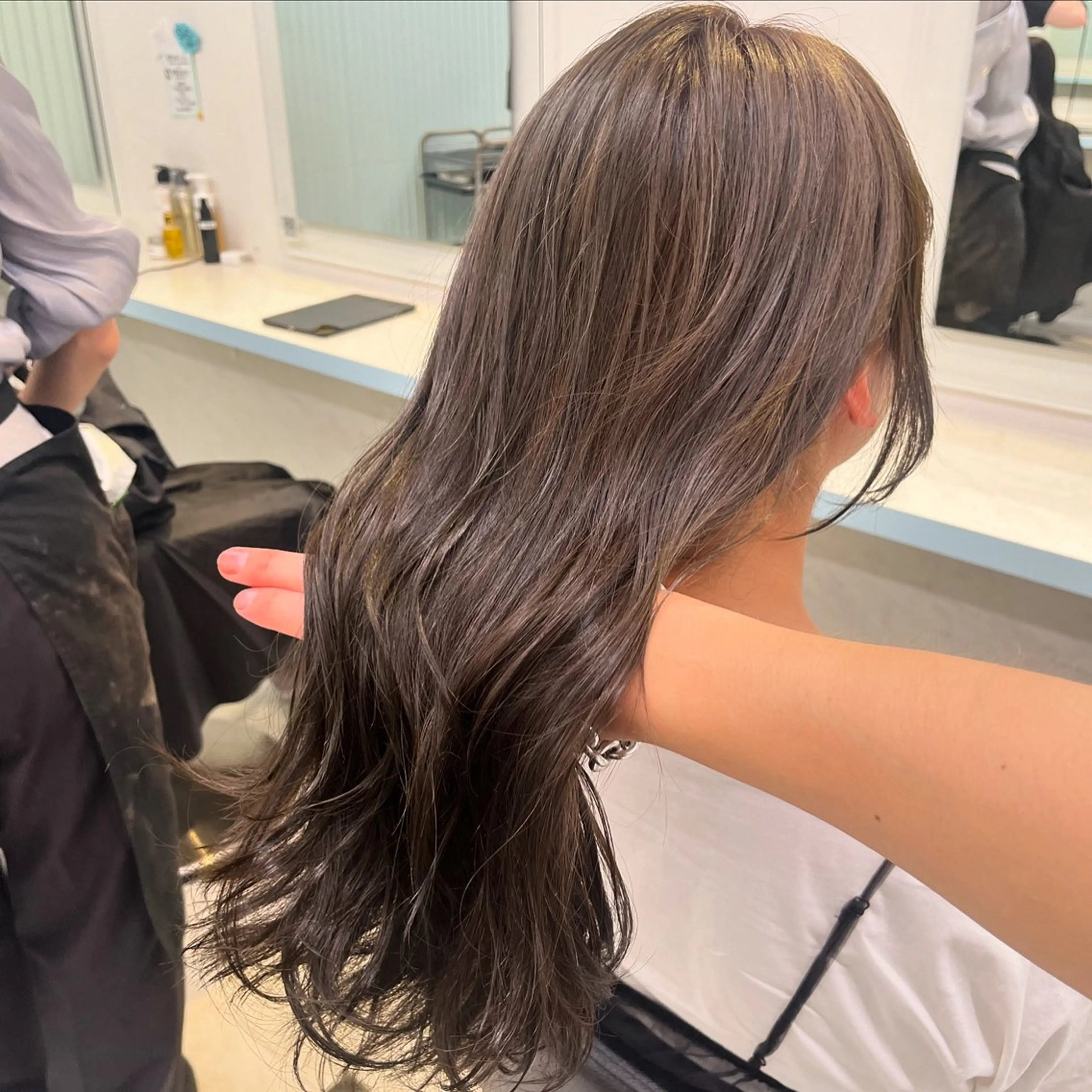 カラー カット ヘアカラー トリートメント 💗ツヤ髪💗透け感 💗ブリーチなし💗のヘアスタイル