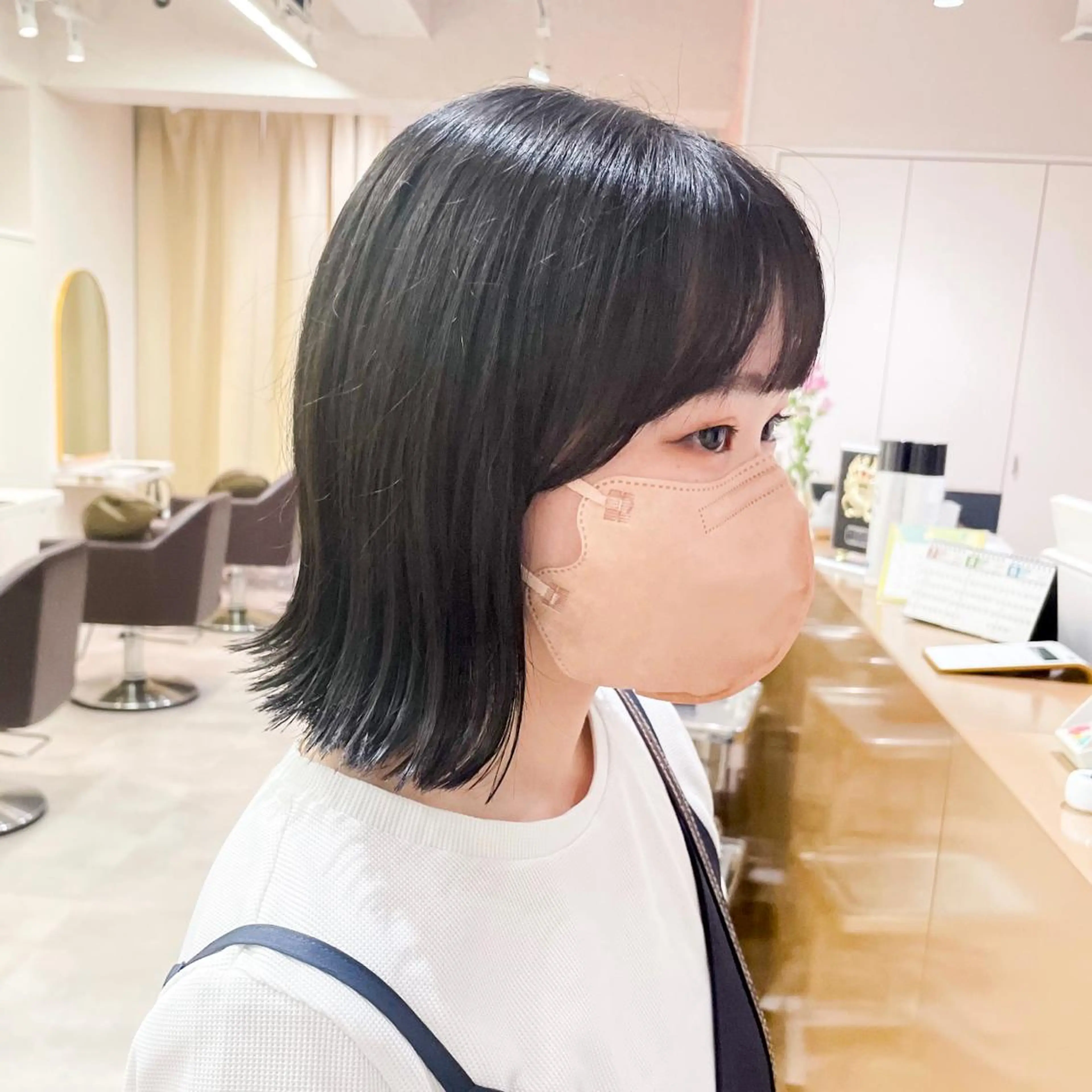ミディアム ボブ カット トリートメント ショートボブ/カラー 🌟齋藤ほのかのヘアスタイル