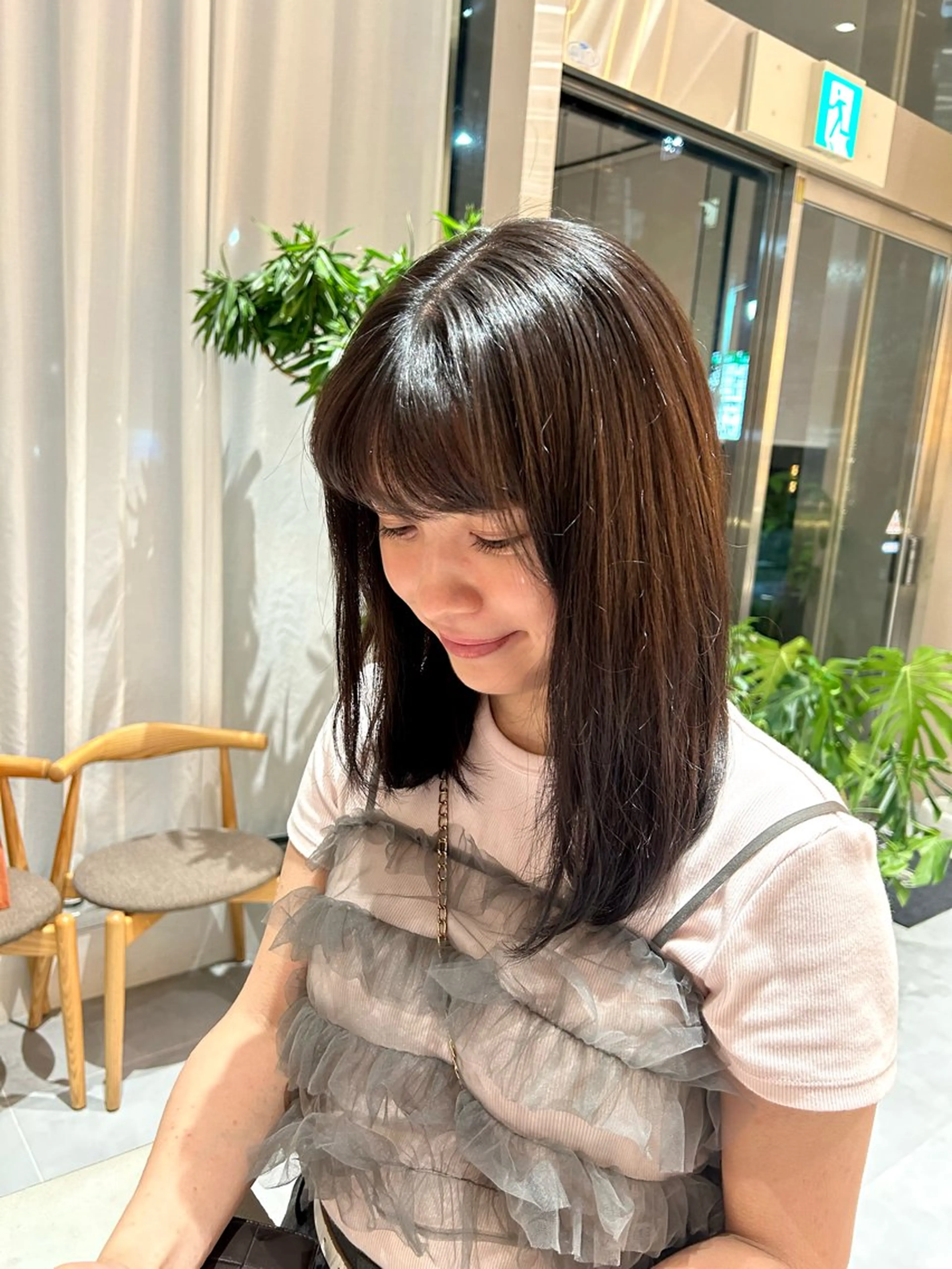 ロング カラー ヘアカラー トリートメント ヘアセット 風香🪼レイヤー /透明感カラーのヘアスタイル