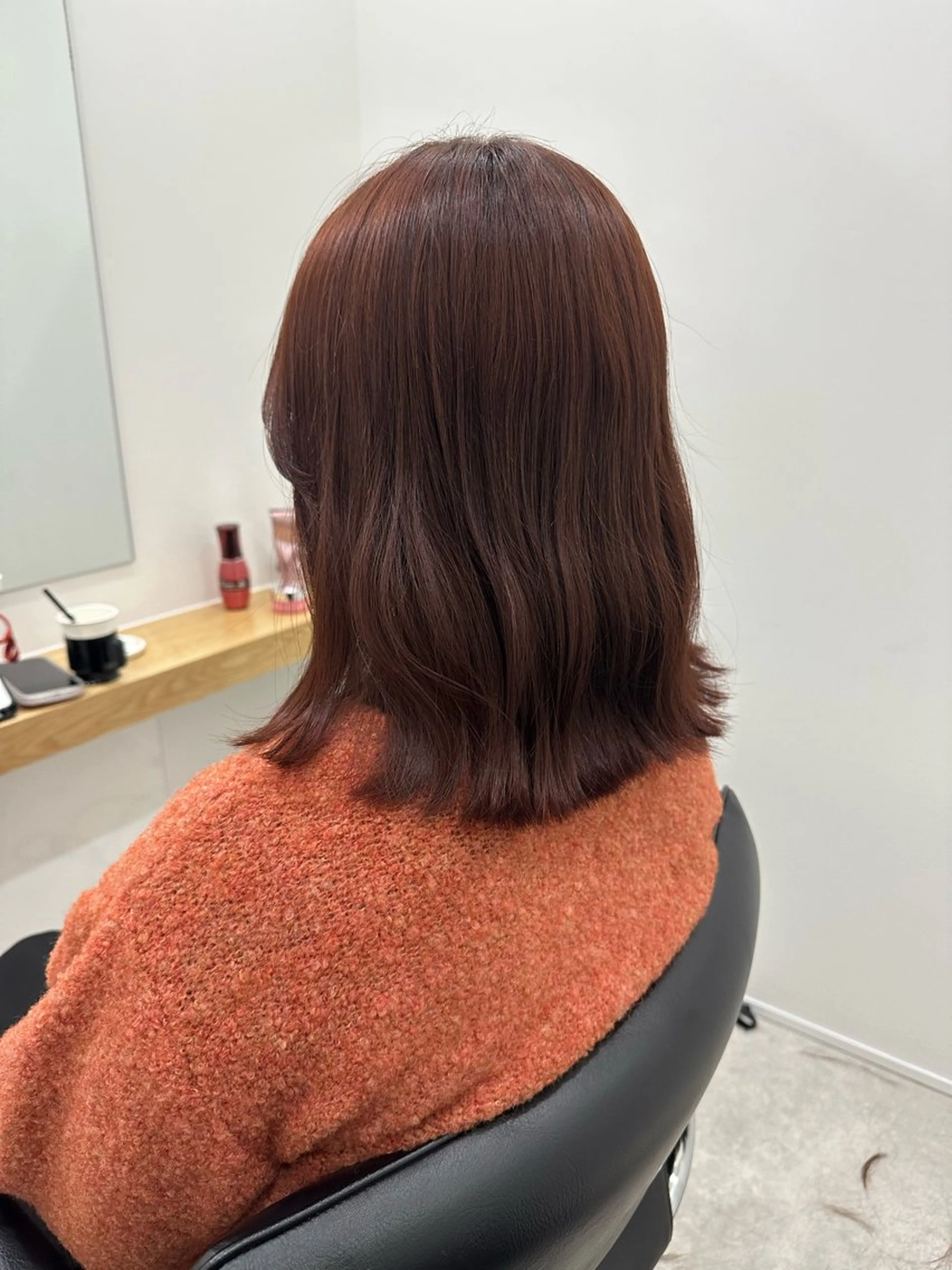 ミディアム カラー カット ヘアカラー 海外ヘア/ワンカラー 🍒nao.のヘアスタイル