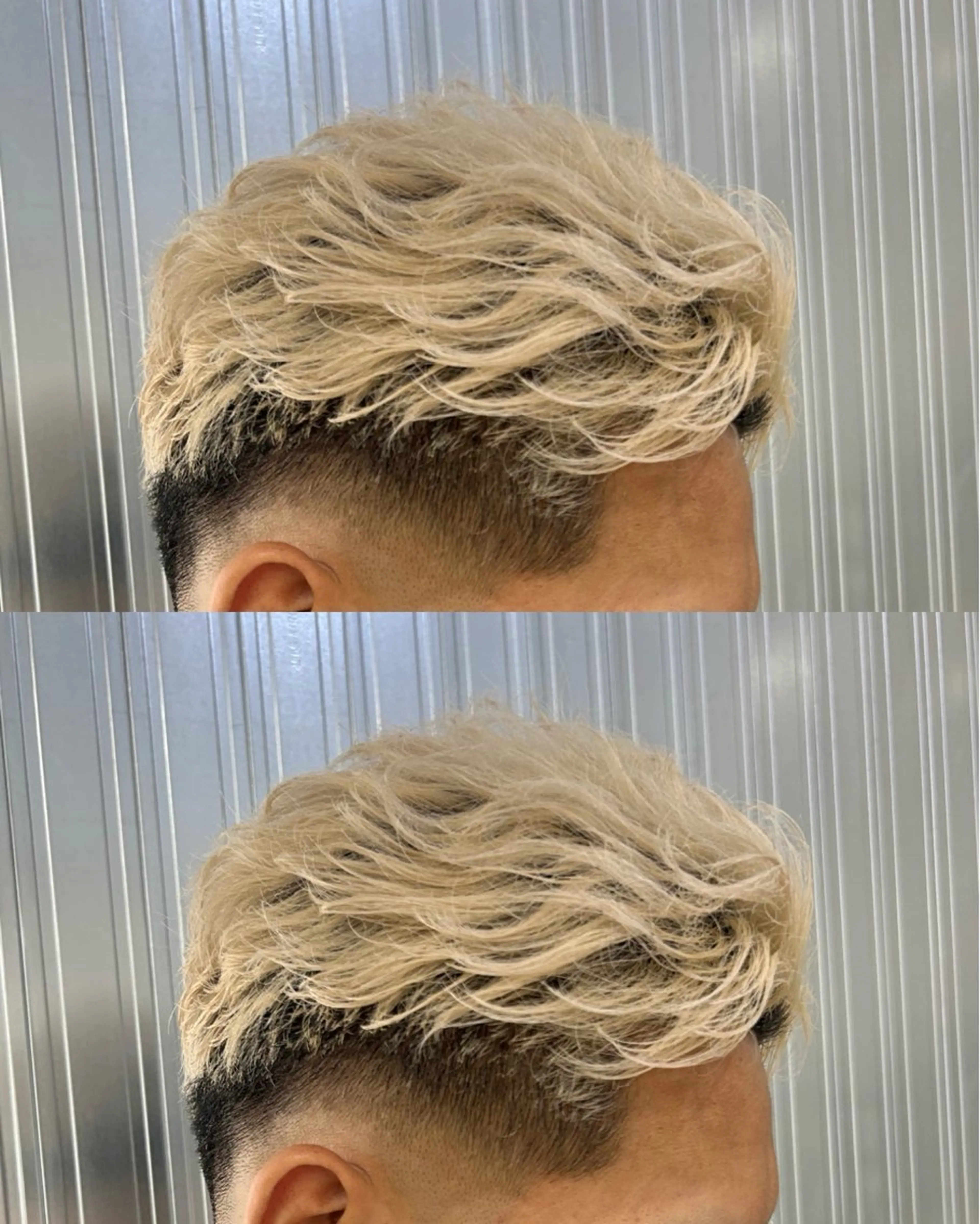 ショート メンズ カット onyx所属・表参道/フェード・ メッシュ・ハイトーンのヘアスタイル