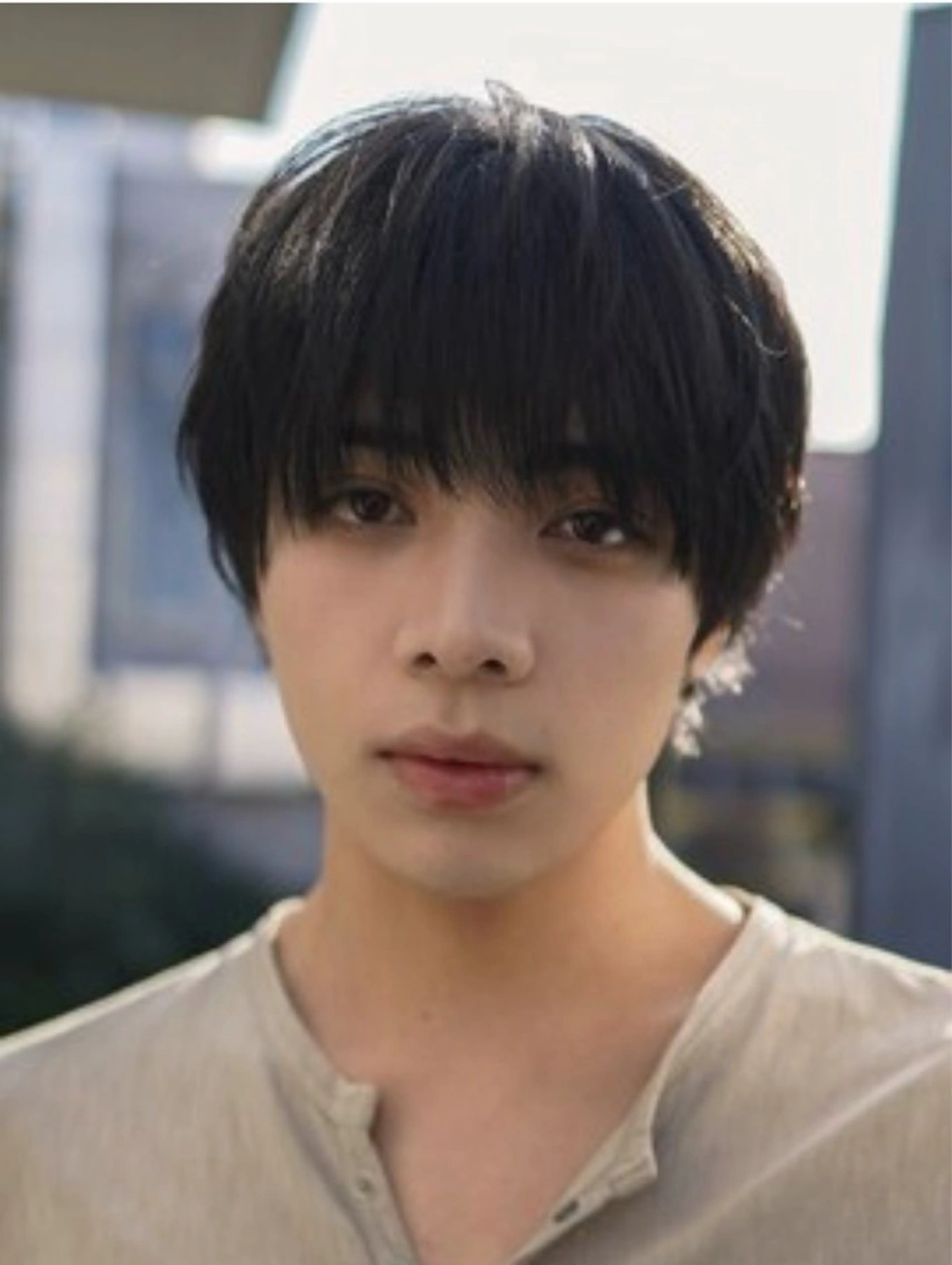 メンズ マッシュ YUUKI/艶カラー レイヤーカットのヘアスタイル