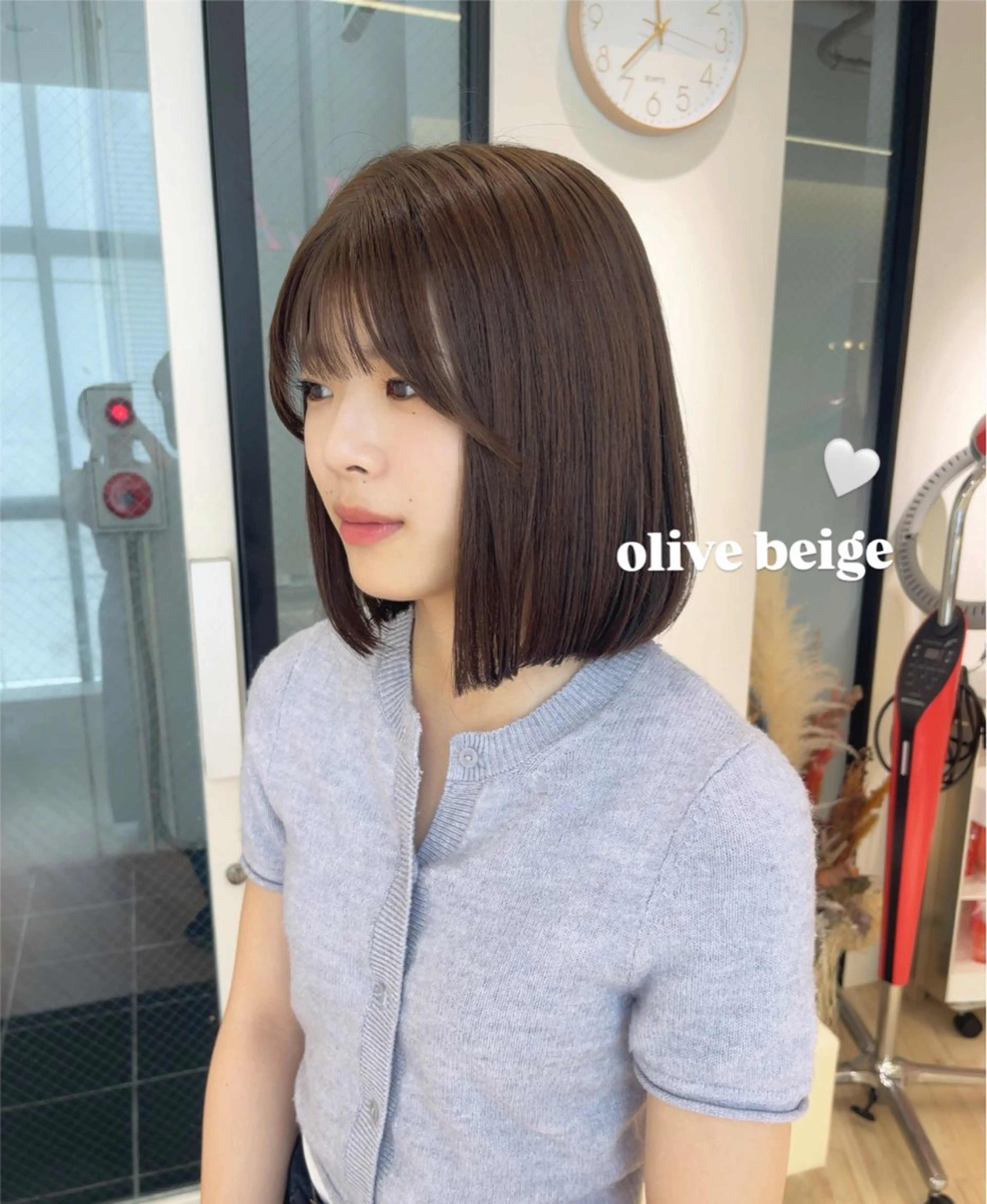 ミディアム カラー カット ヘアカラー ParveMix 🌝🫧山本 玲南のヘアスタイル