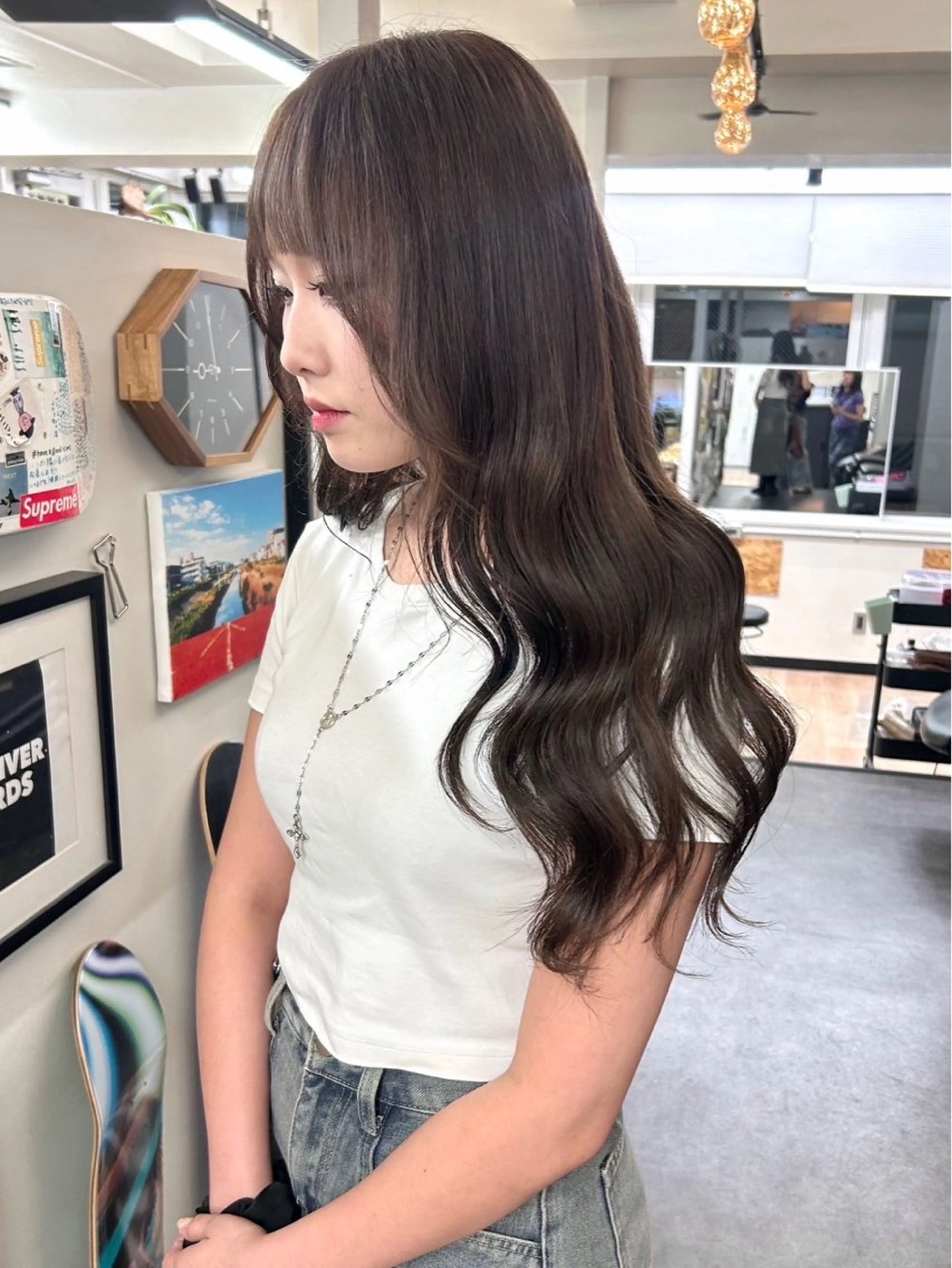 ロング HIBIO 横浜西口店所属・暖色カラー🎀 さえのヘアスタイル