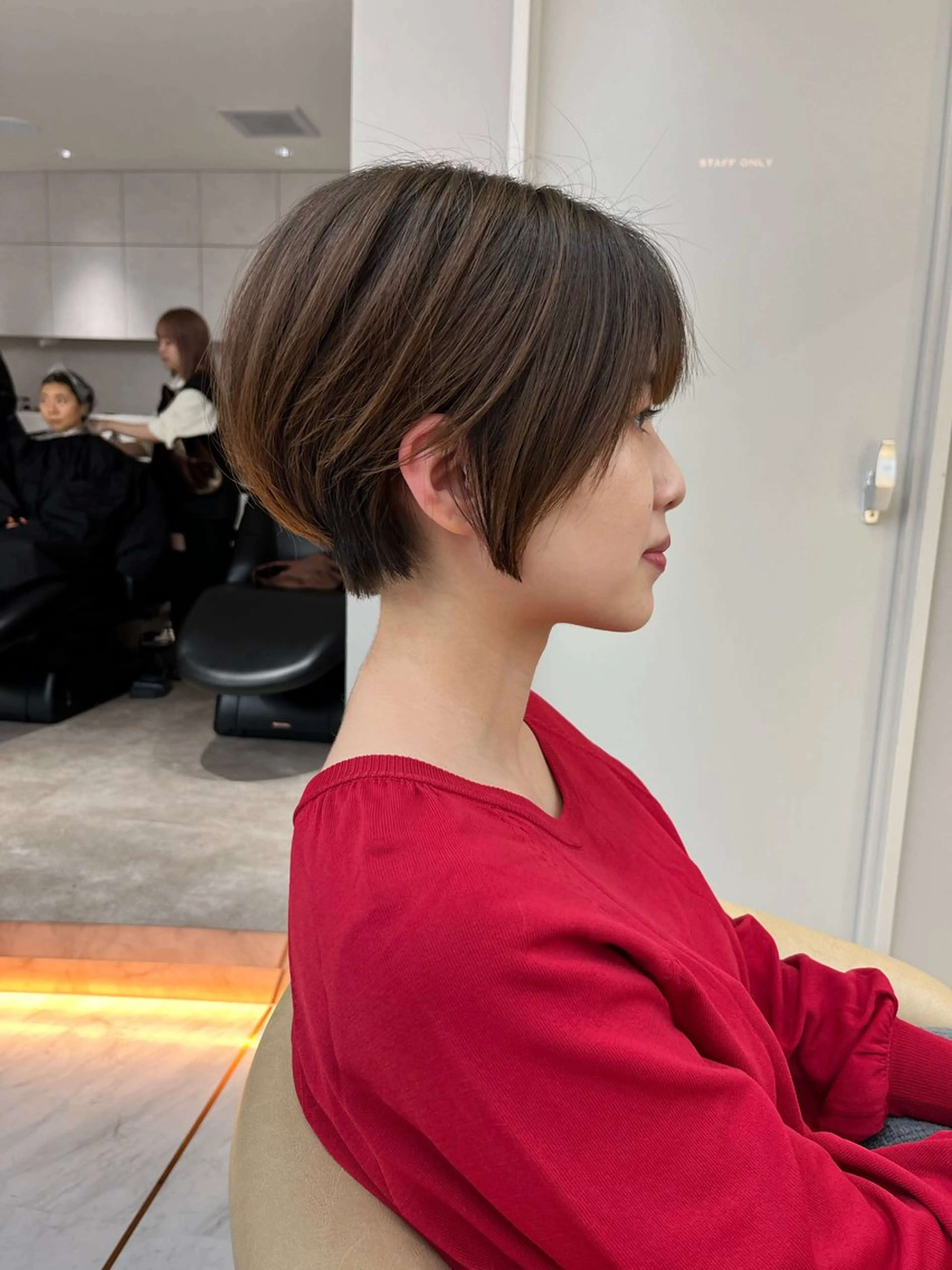 ショート 池袋/似合わせ/縮毛 髪質改善【ugen】のヘアスタイル