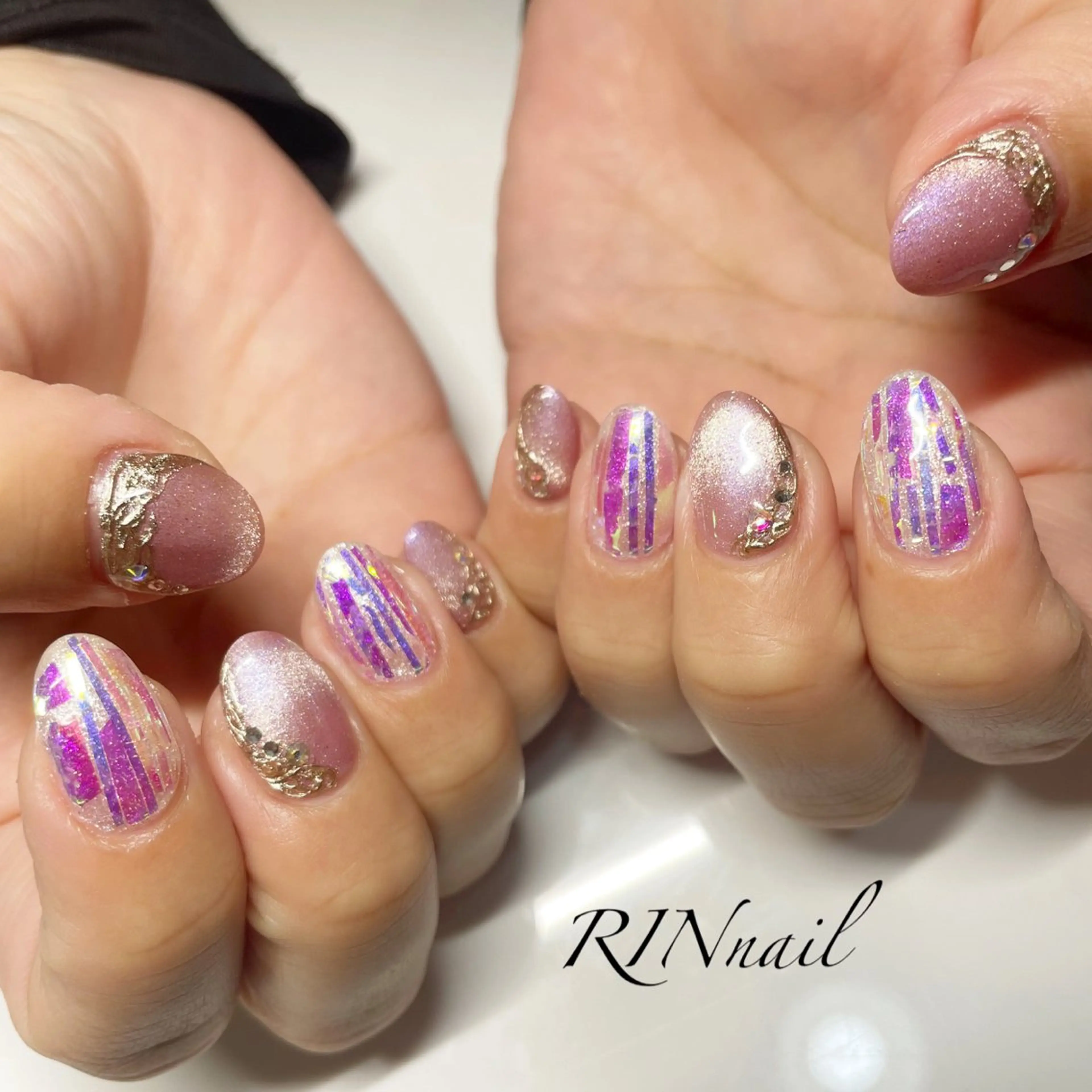 ネイル ハンドネイル ハンドケア RIN HOMEnailのネイルデザイン