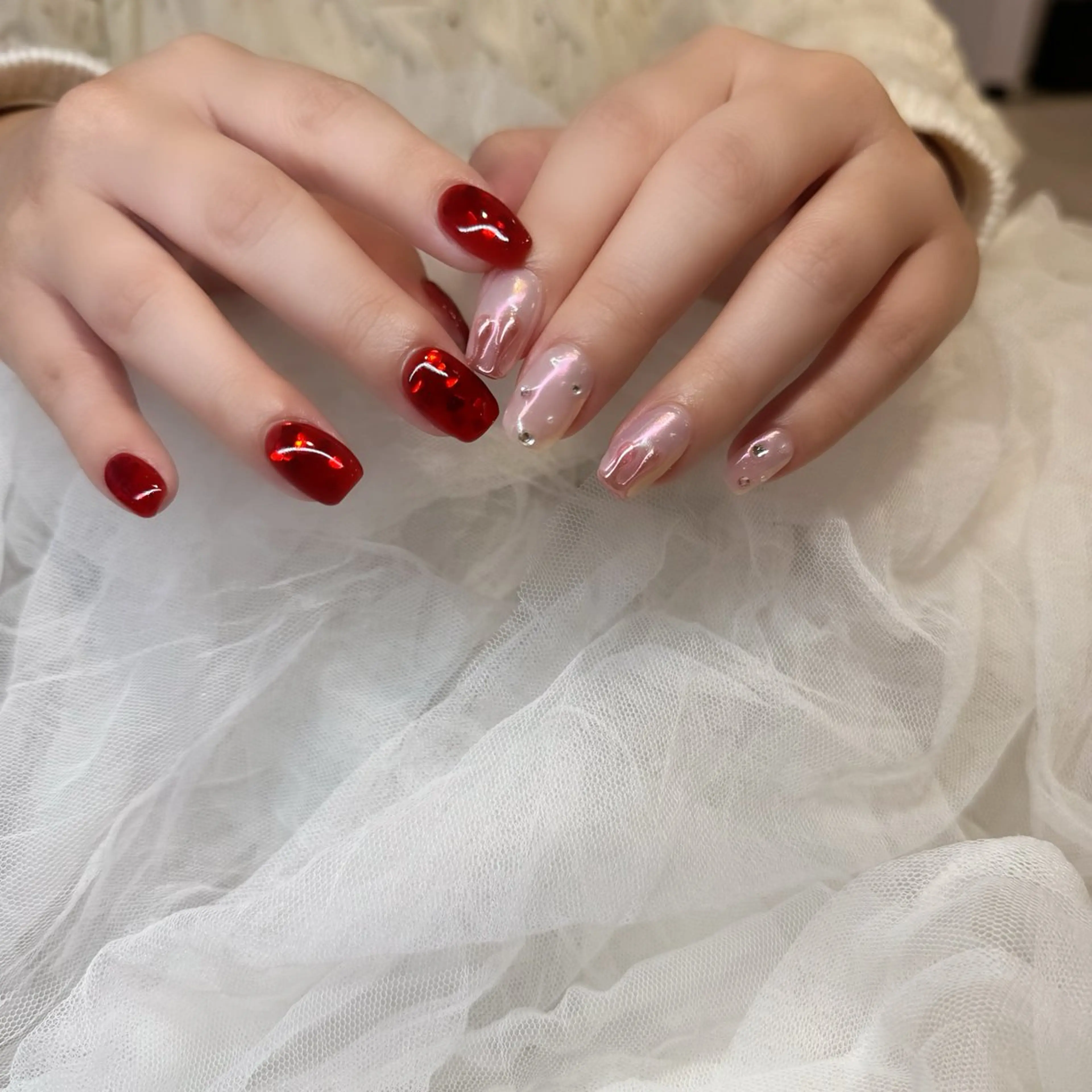 ネイル ハンドネイル 新井 ひなののネイルデザイン