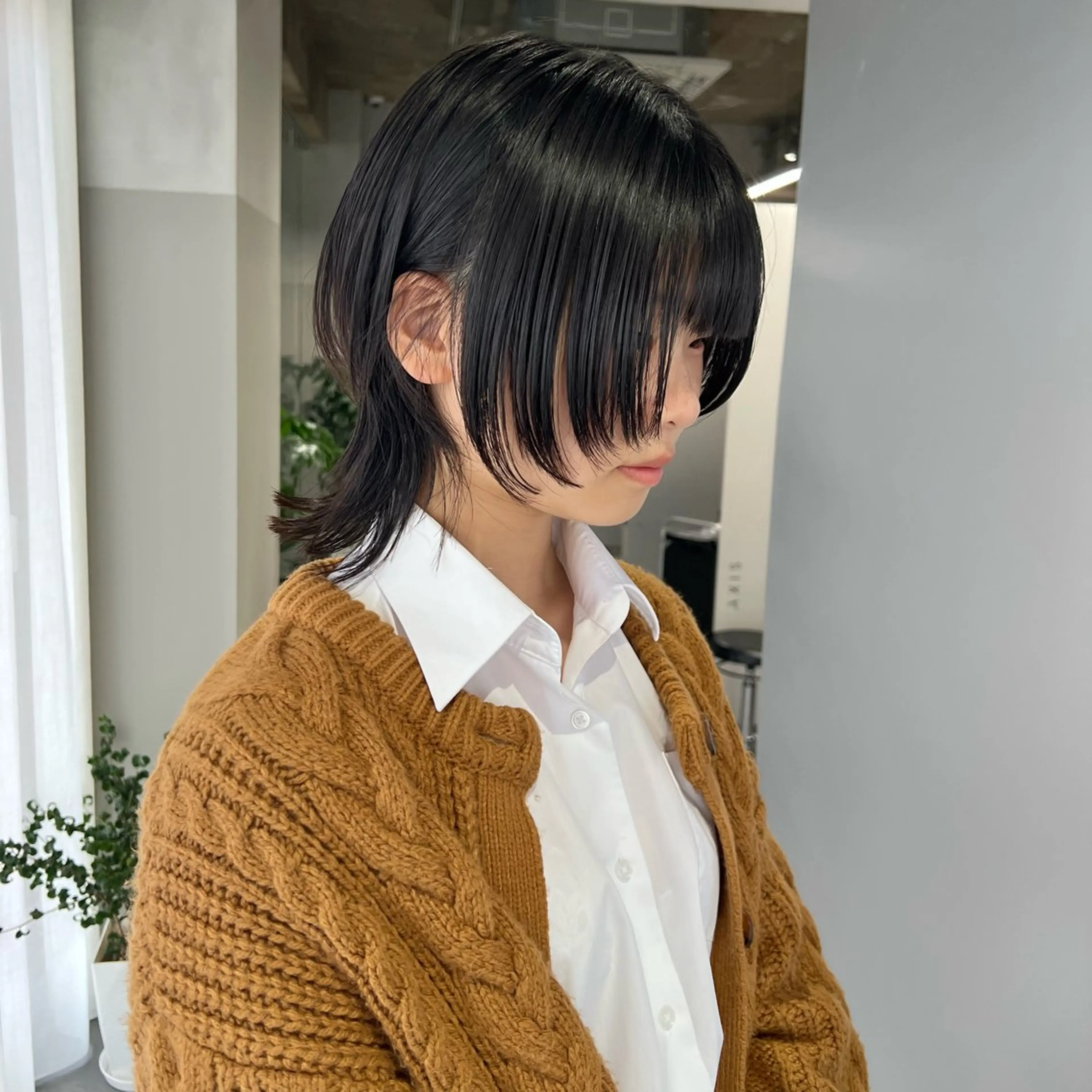 ミディアム カット 🐺立川のウルフ屋 さん🐺おかみ🐺のヘアスタイル