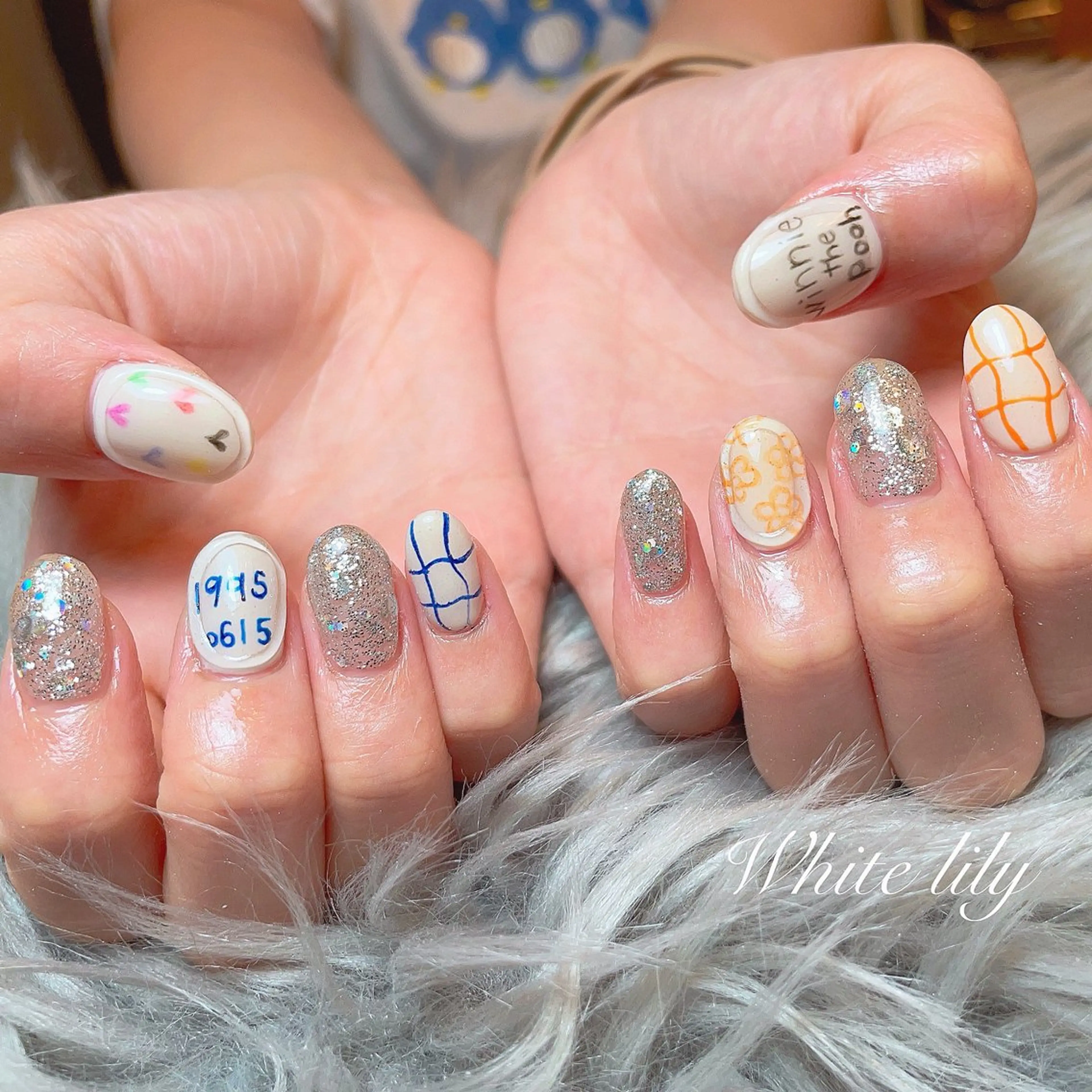 ネイル ハンドネイル White lily所属・牧田 雅世のネイルデザイン
