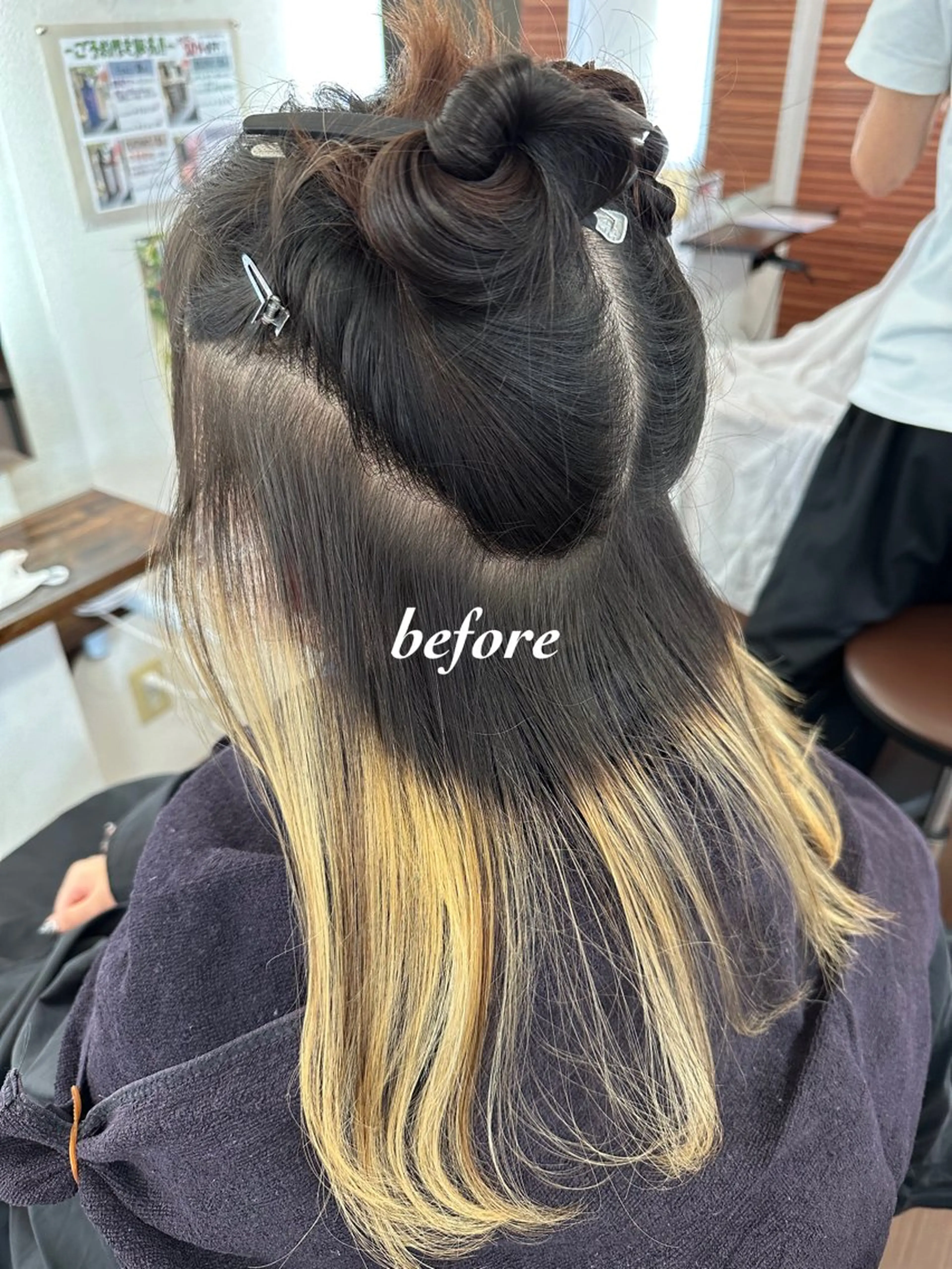 ロング カラー ベージュカラー ホワイトベージュ ヘアカラー Glanzhair 🫧‪菊池柊真🫧のヘアスタイル