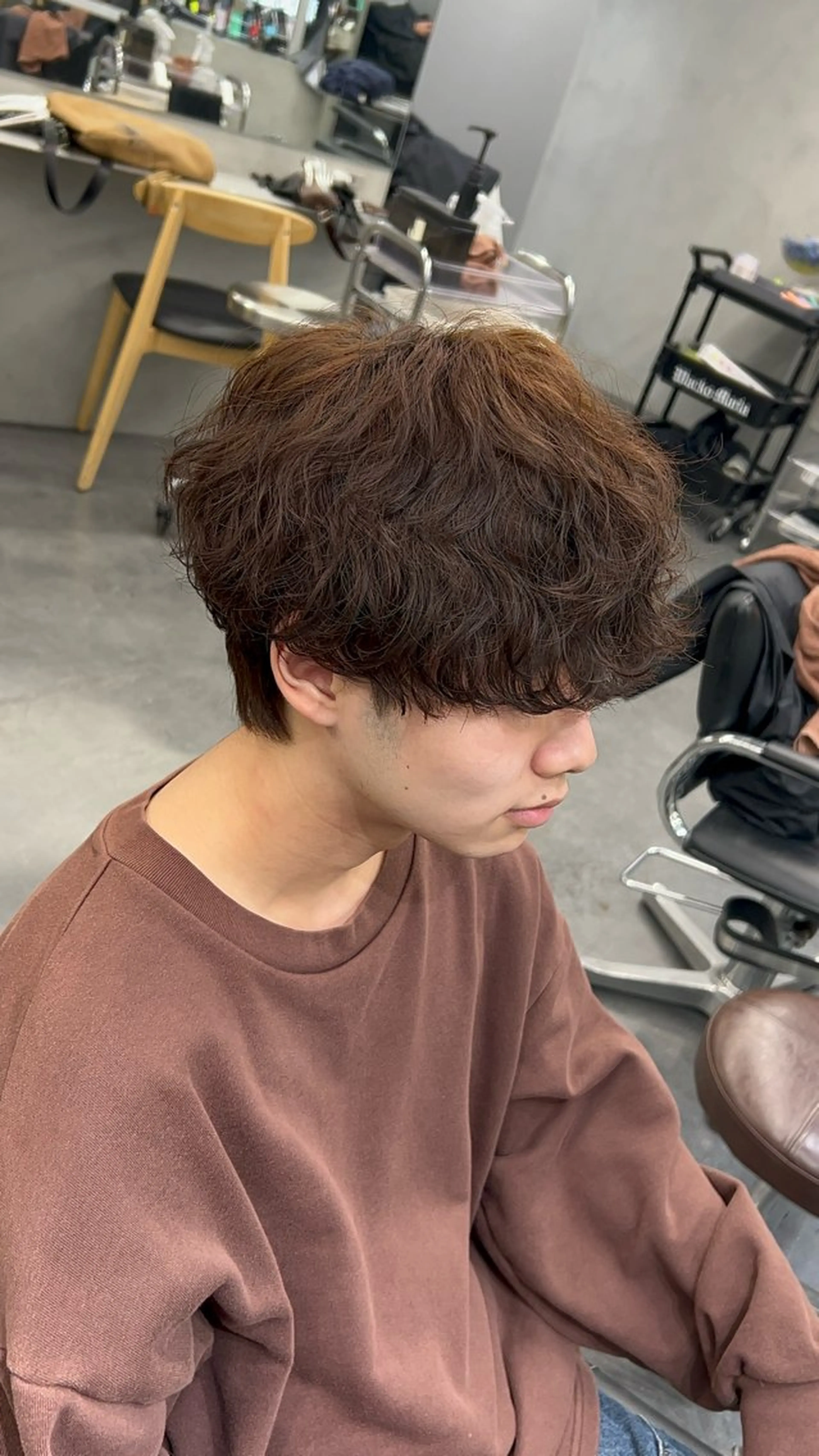 カラー パーマ メンズ 藤平海音/fifth PARKのヘアスタイル