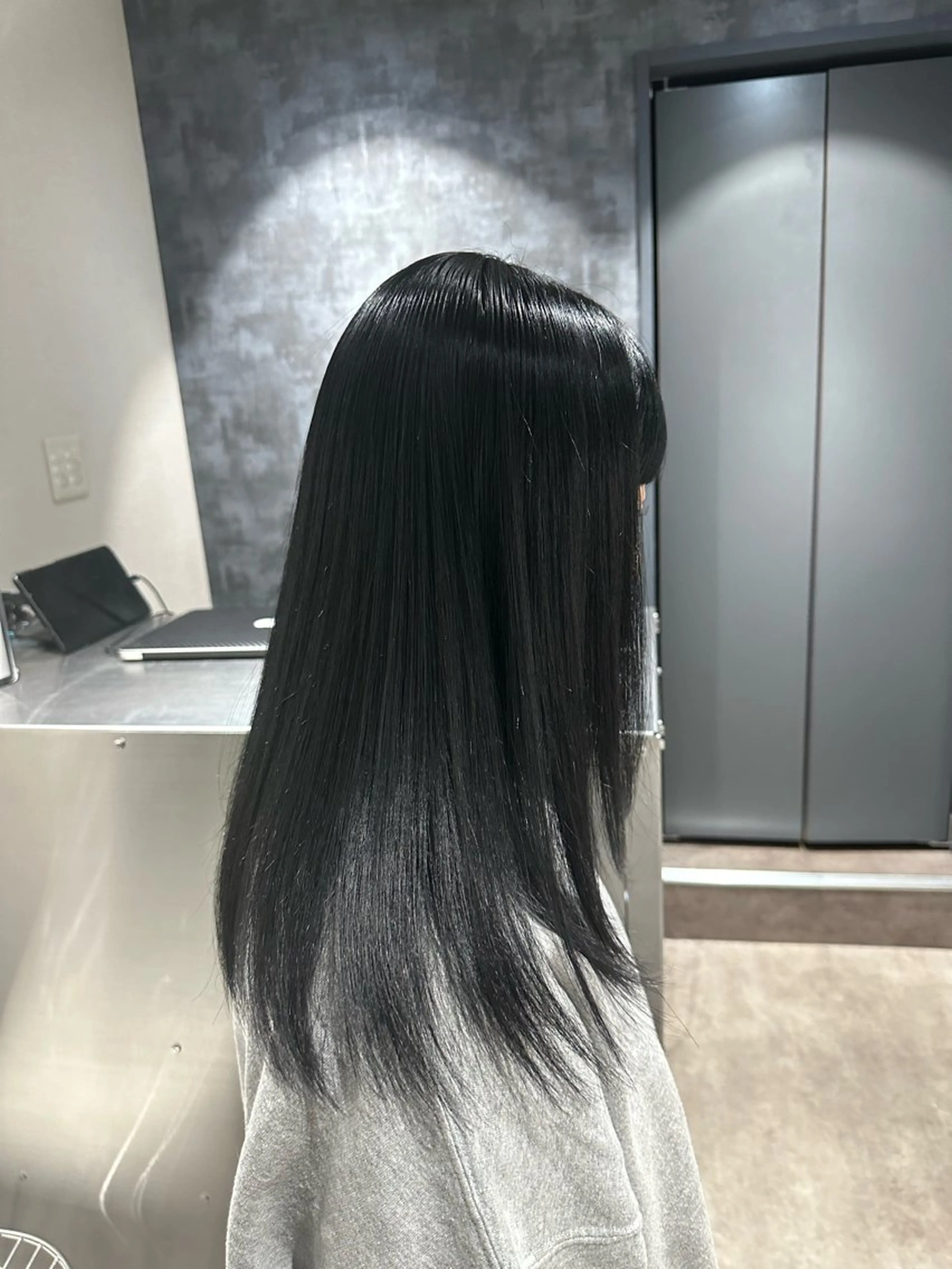 ロング カラー 💈センターパート パーマ特化💈雄太のヘアスタイル