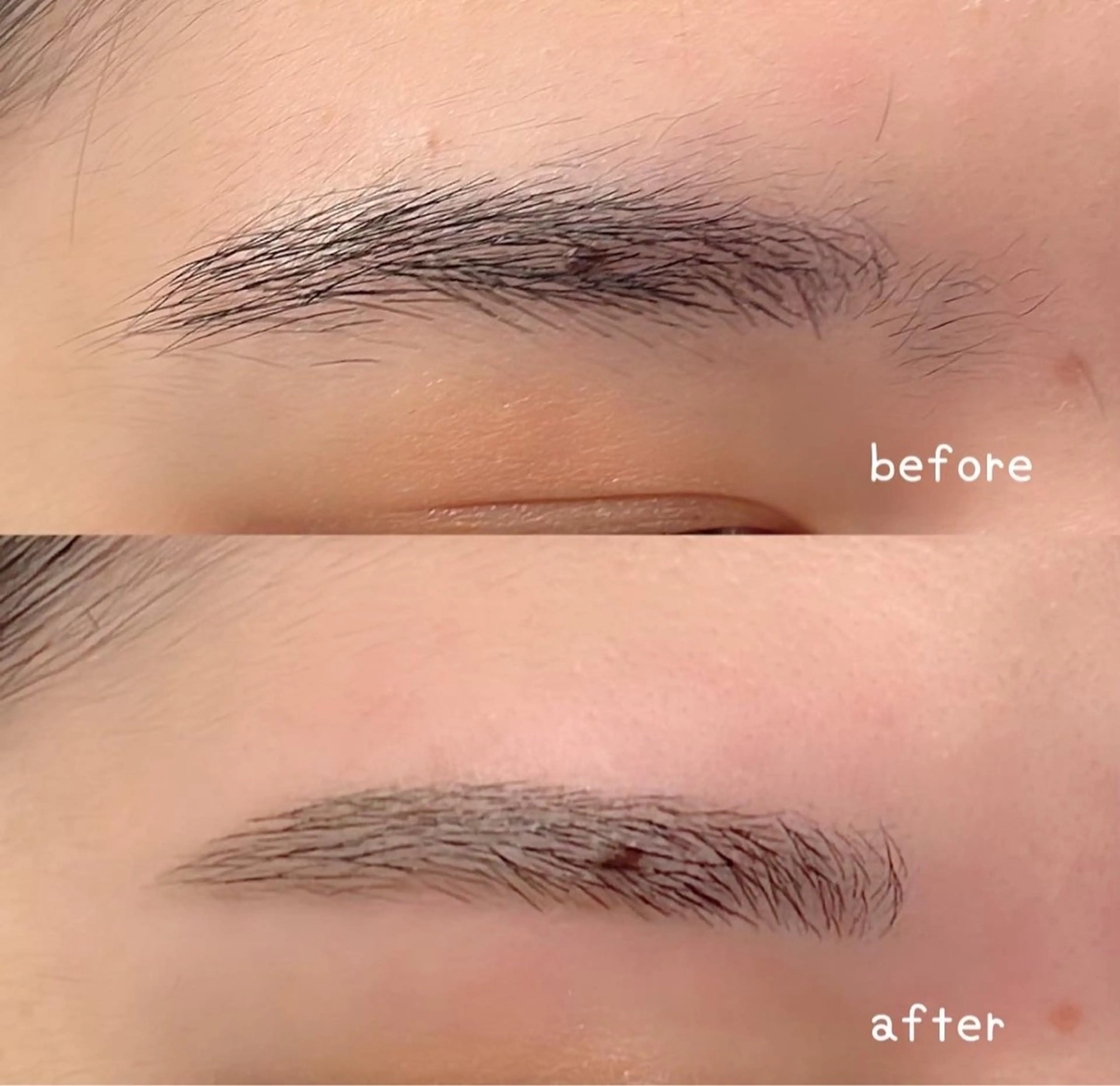 アイブロウ 眉毛ワックス脱毛 西島 雪輝のマツエク・マツパデザイン