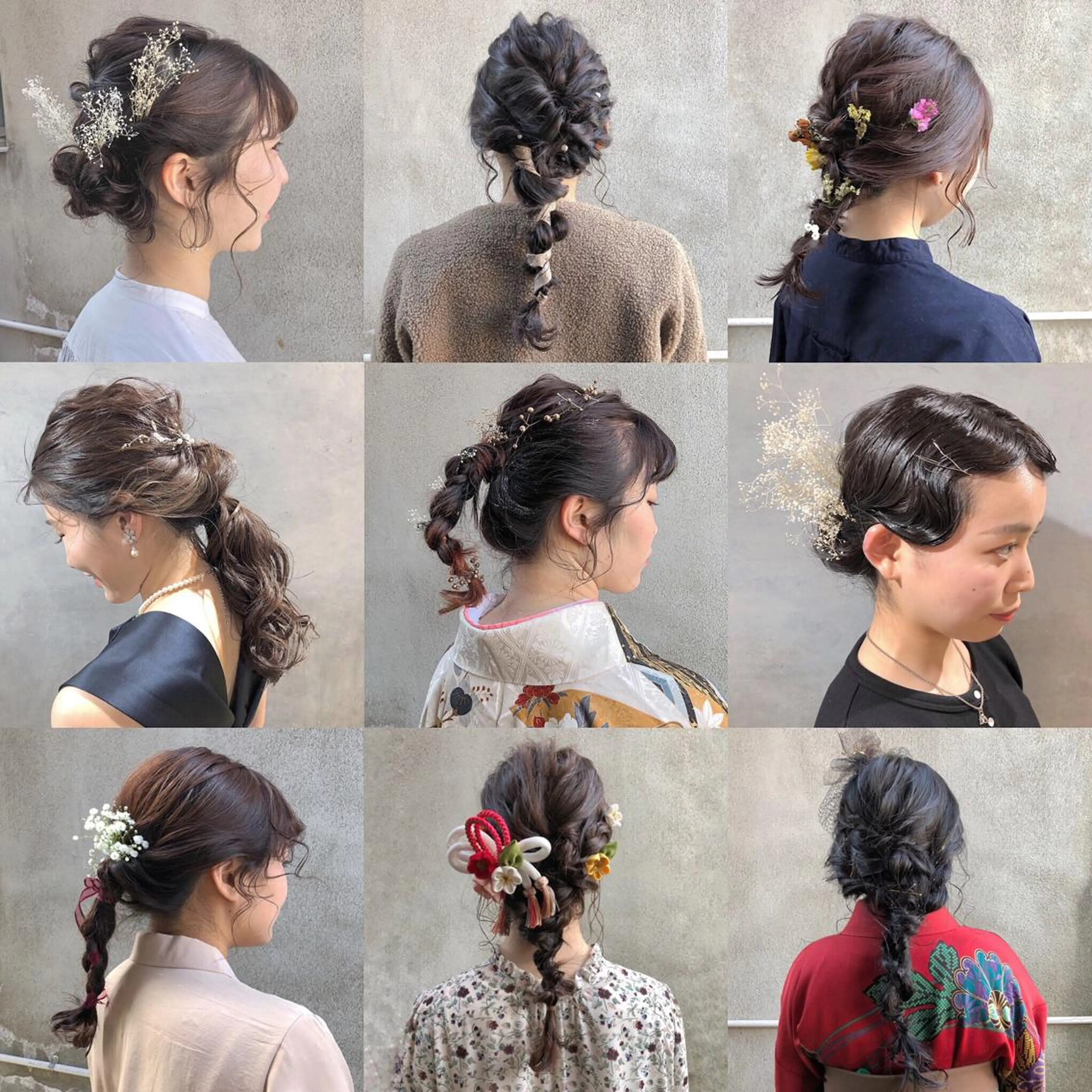 ヘアアレンジ ツキノキ ミナのヘアスタイル