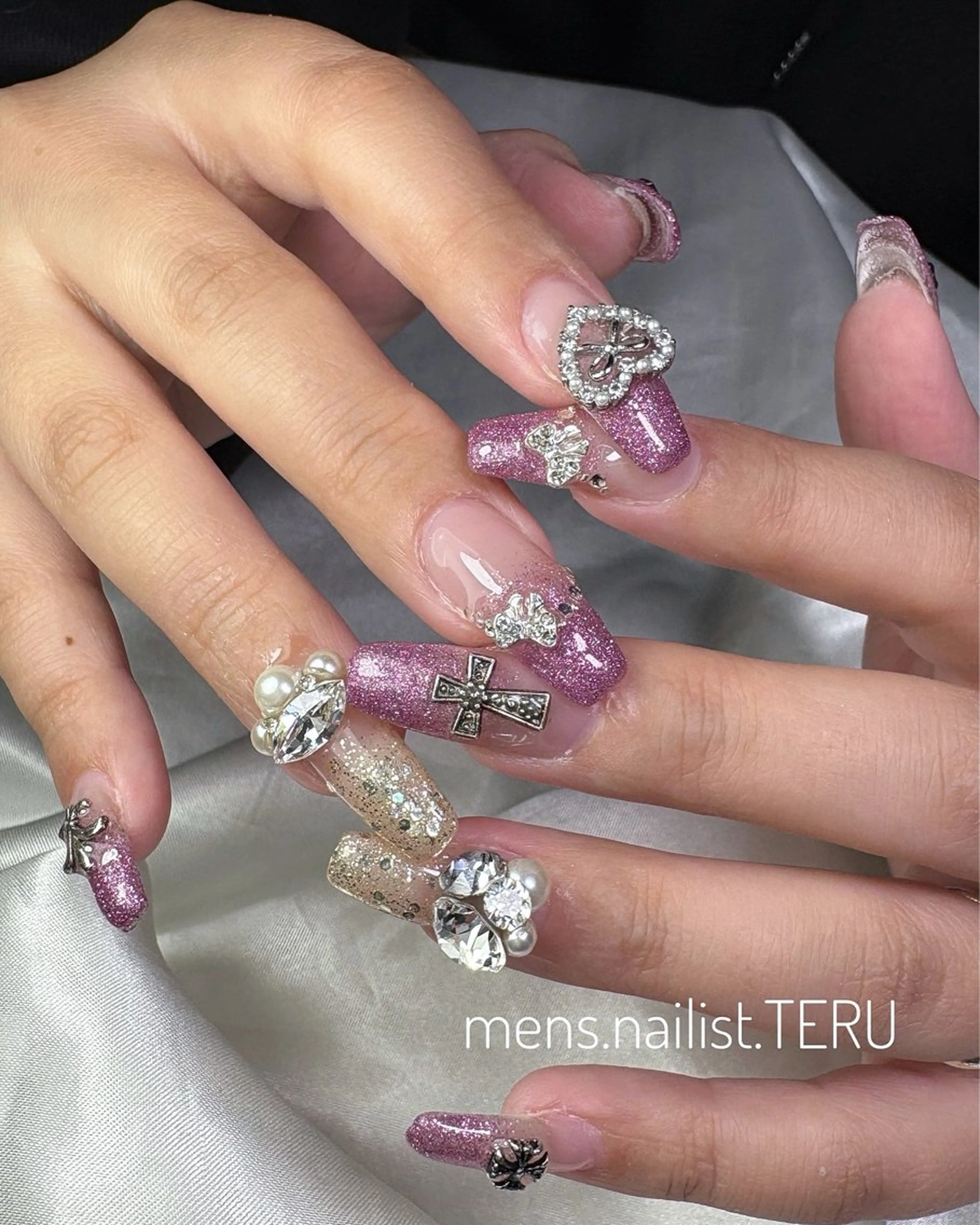 ネイル メンズネイル ハンドネイル nail salon ETERNAL所属・メンズネイリスト TERUのネイルデザイン