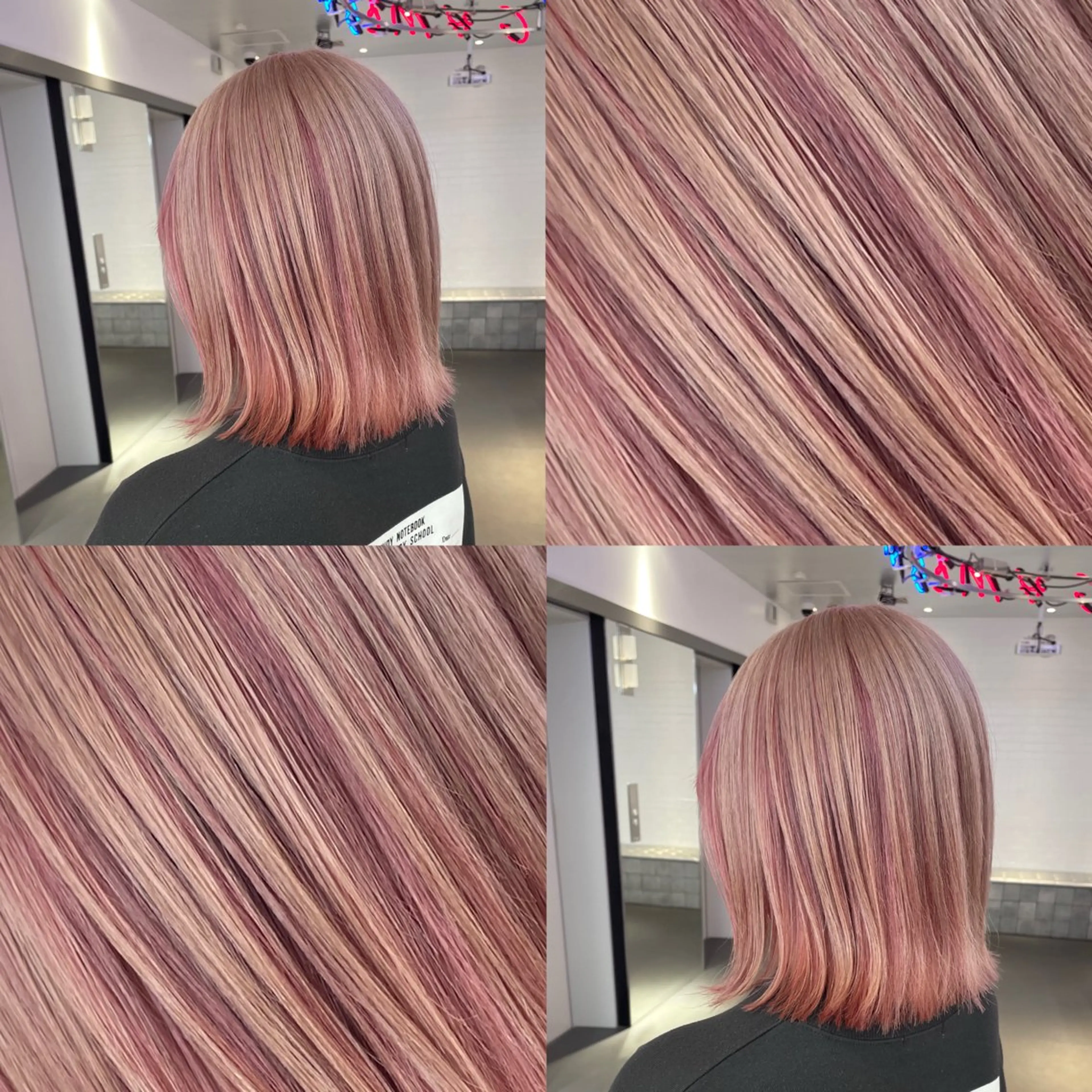 カラー ヘアカラー 🎀ピンクカラー/ 推しカラー/のの🎀のヘアスタイル