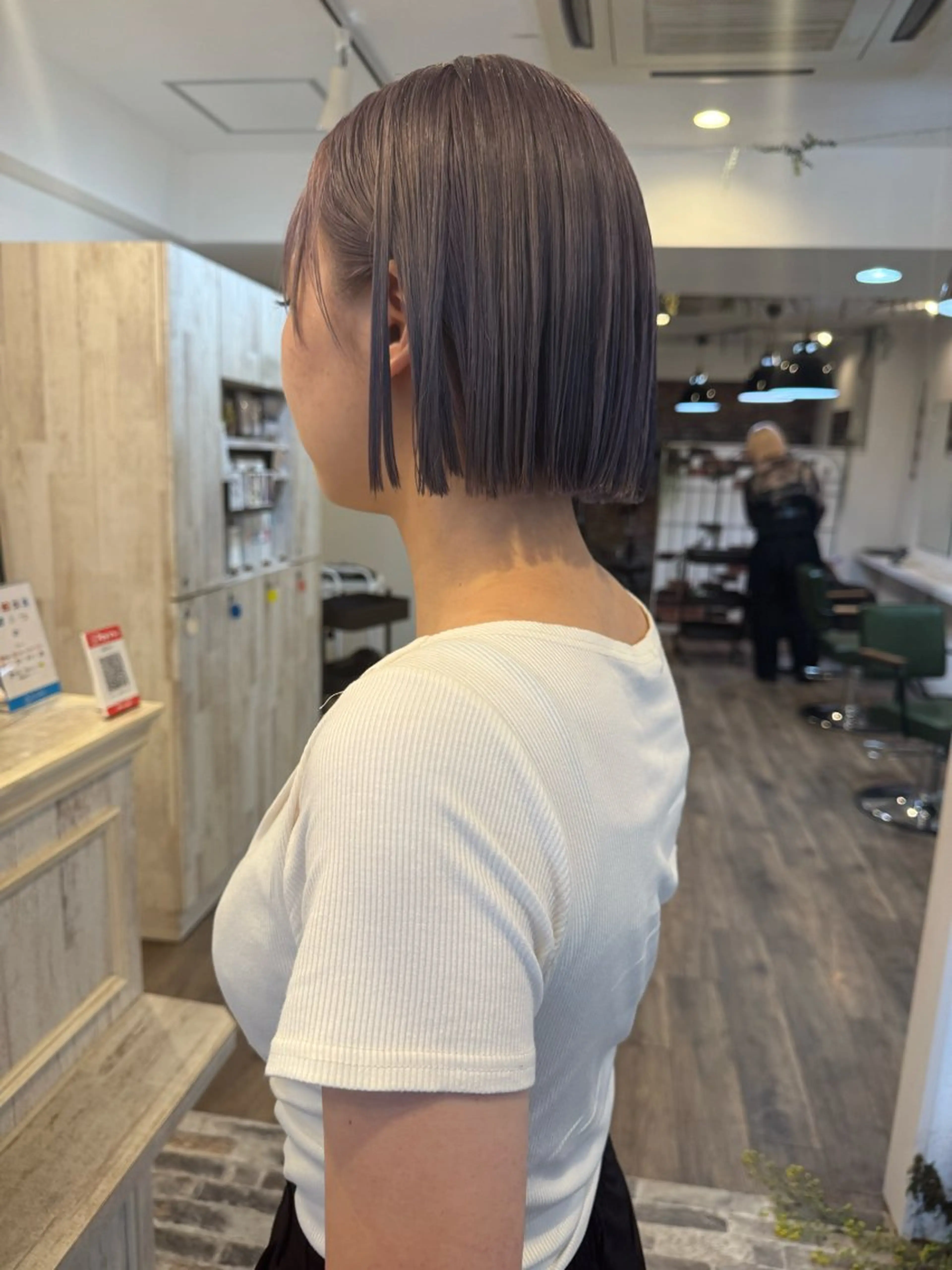 ショート カラー ベージュカラー ラベンダーカラー ラベンダーベージュ ボブ ヘアカラー m ā l o.🌷 サカモトマイコのヘアスタイル