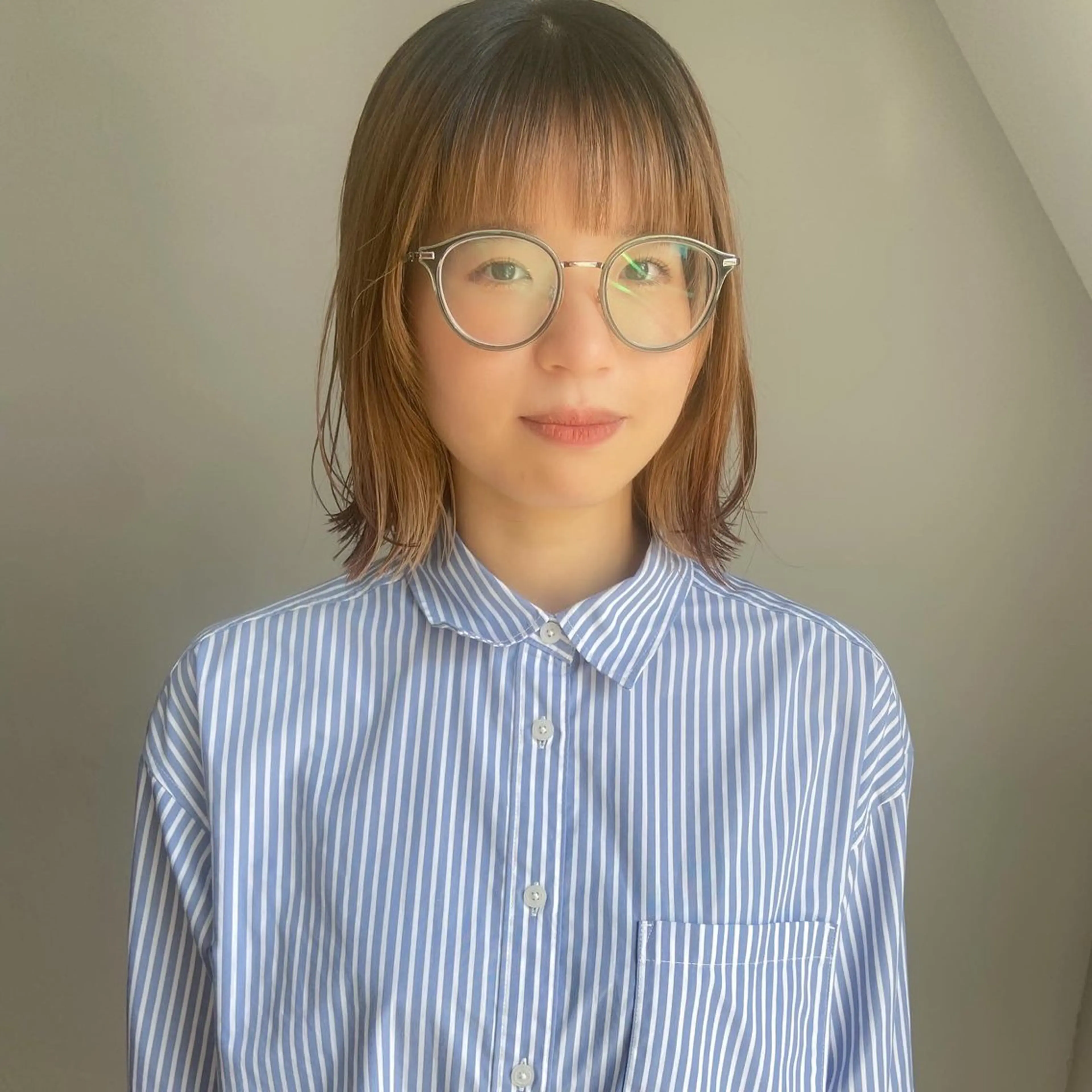 ミディアム カラー ヘアアレンジ 🌼RENA🌼似合 わせのプロ/まつパのマツエク・マツパデザイン