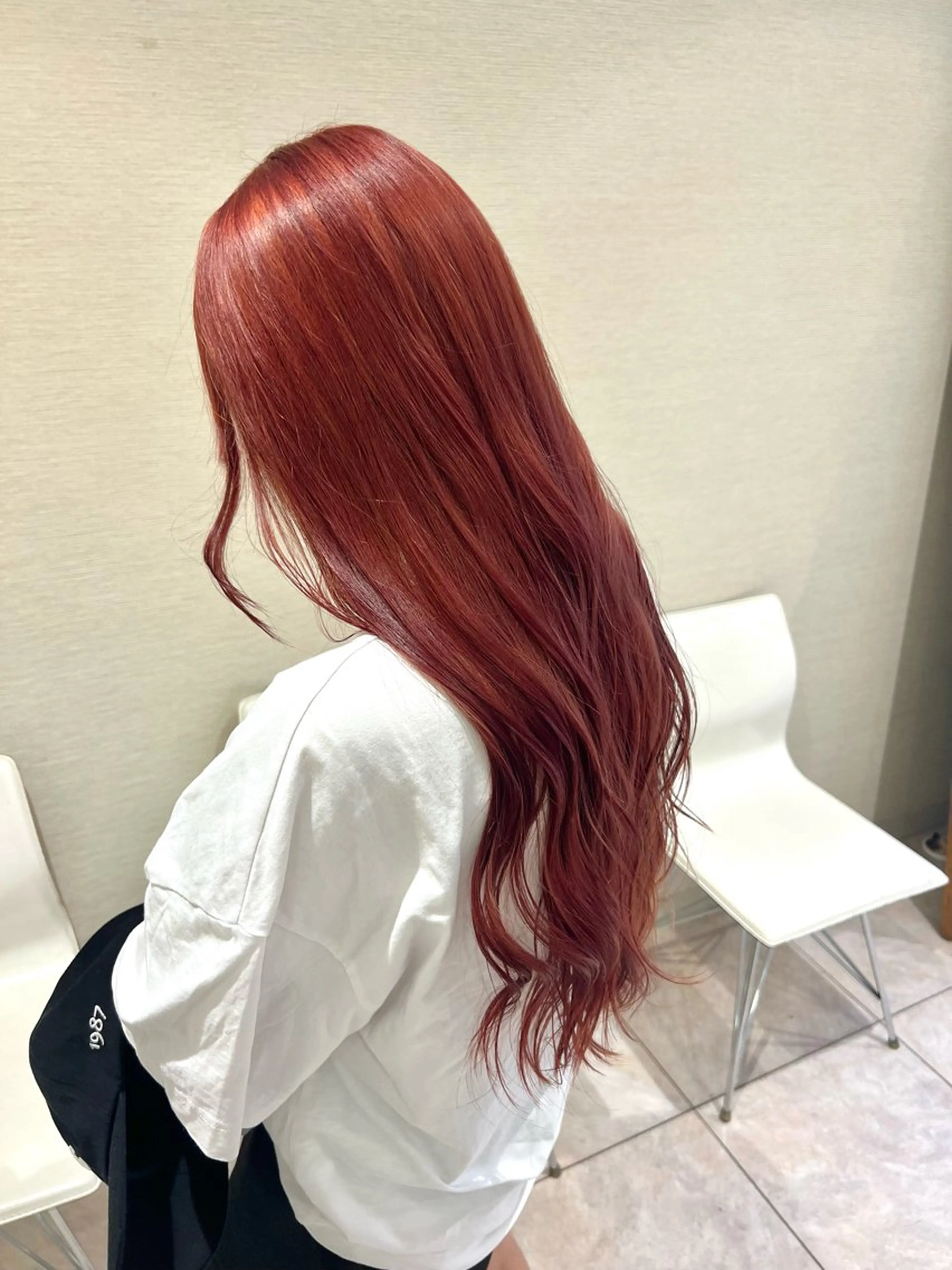 ロング カラー ヘアカラー トリートメント 赤み消しカラー🌱 YUZUKI🫧のヘアスタイル