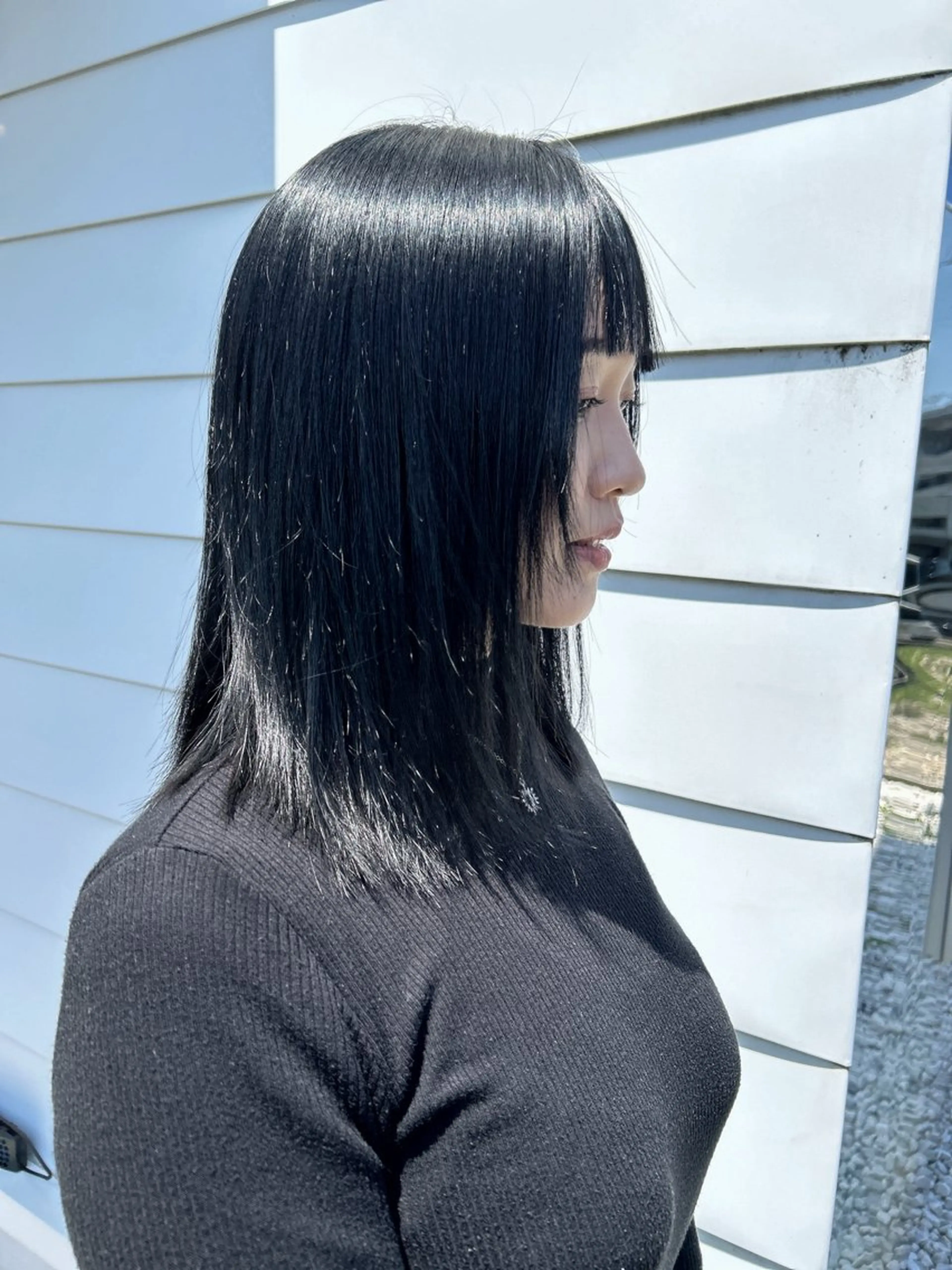 ミディアム 髪質改善 透明感カラー 暖色shihoのヘアスタイル