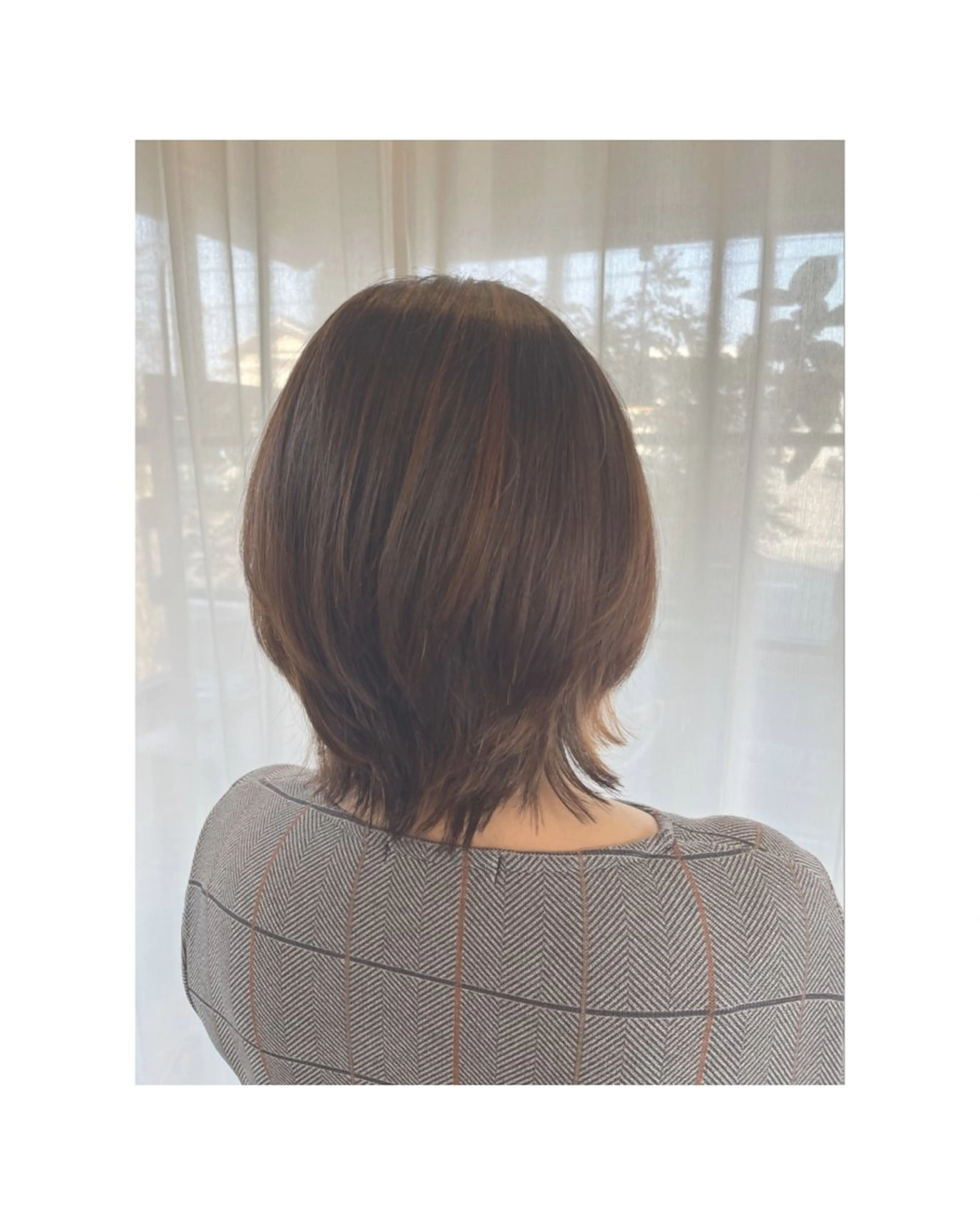 似合わせカット＋ワンカラーの写真